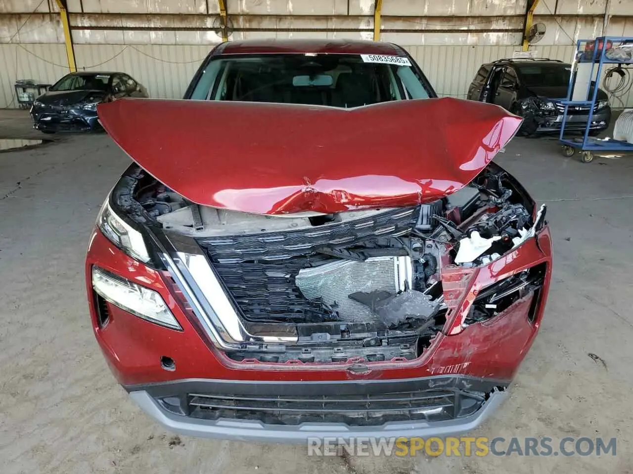 5 Photograph of a damaged car JN8BT3BA1PW012337 NISSAN ROGUE 2023
