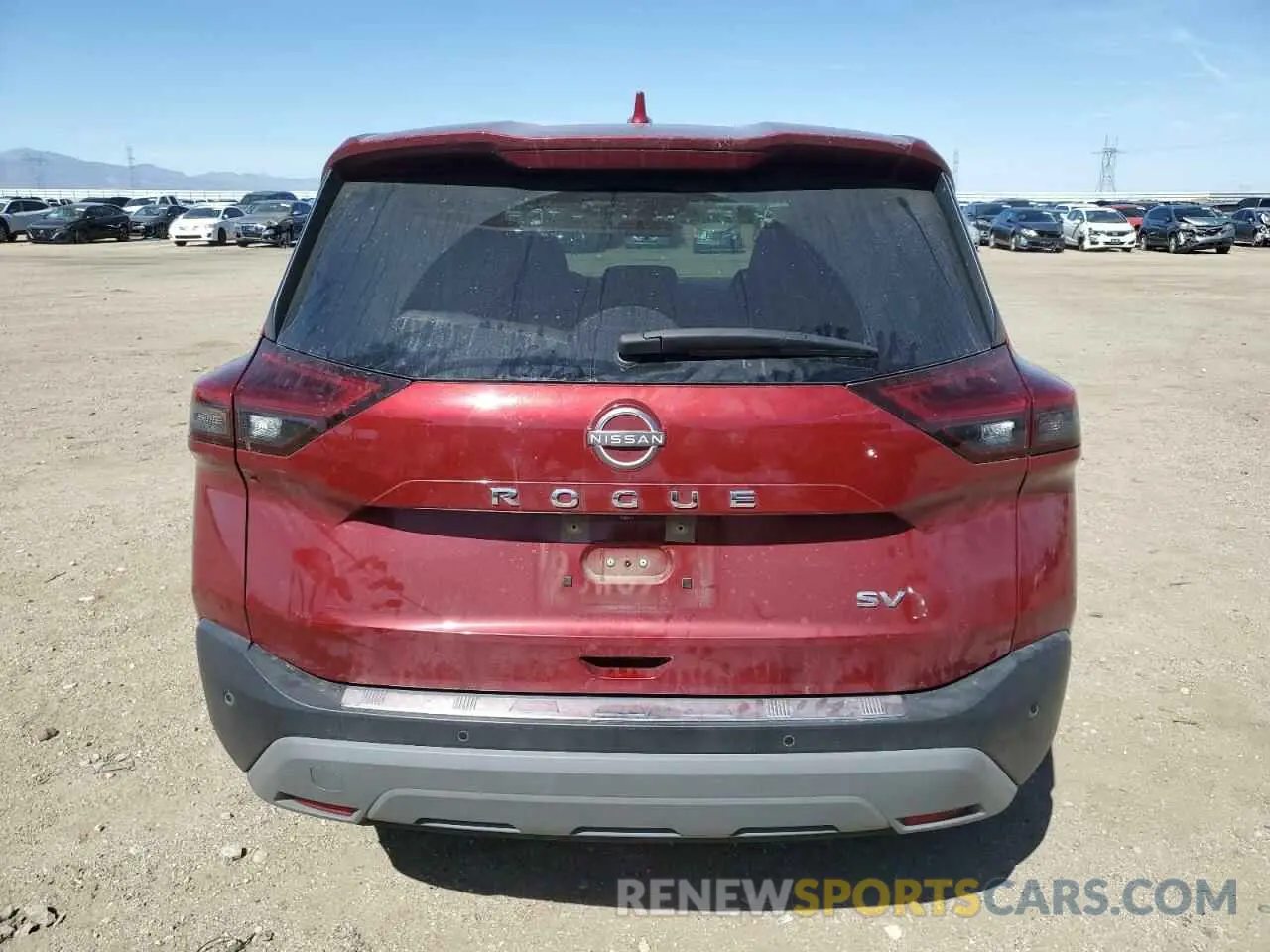 6 Photograph of a damaged car JN8BT3BA1PW012807 NISSAN ROGUE 2023