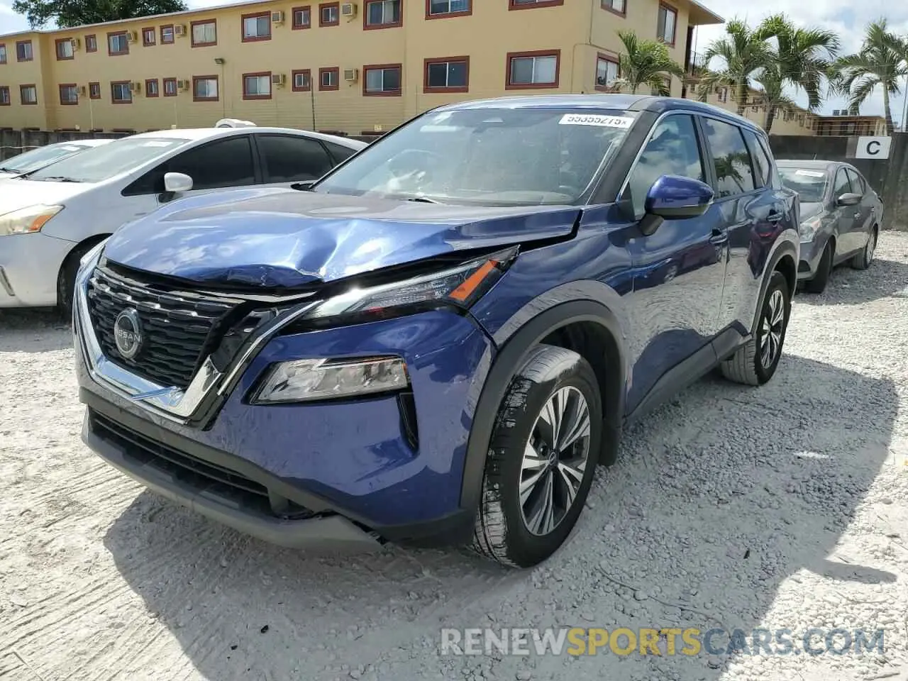 1 Photograph of a damaged car JN8BT3BA1PW404153 NISSAN ROGUE 2023