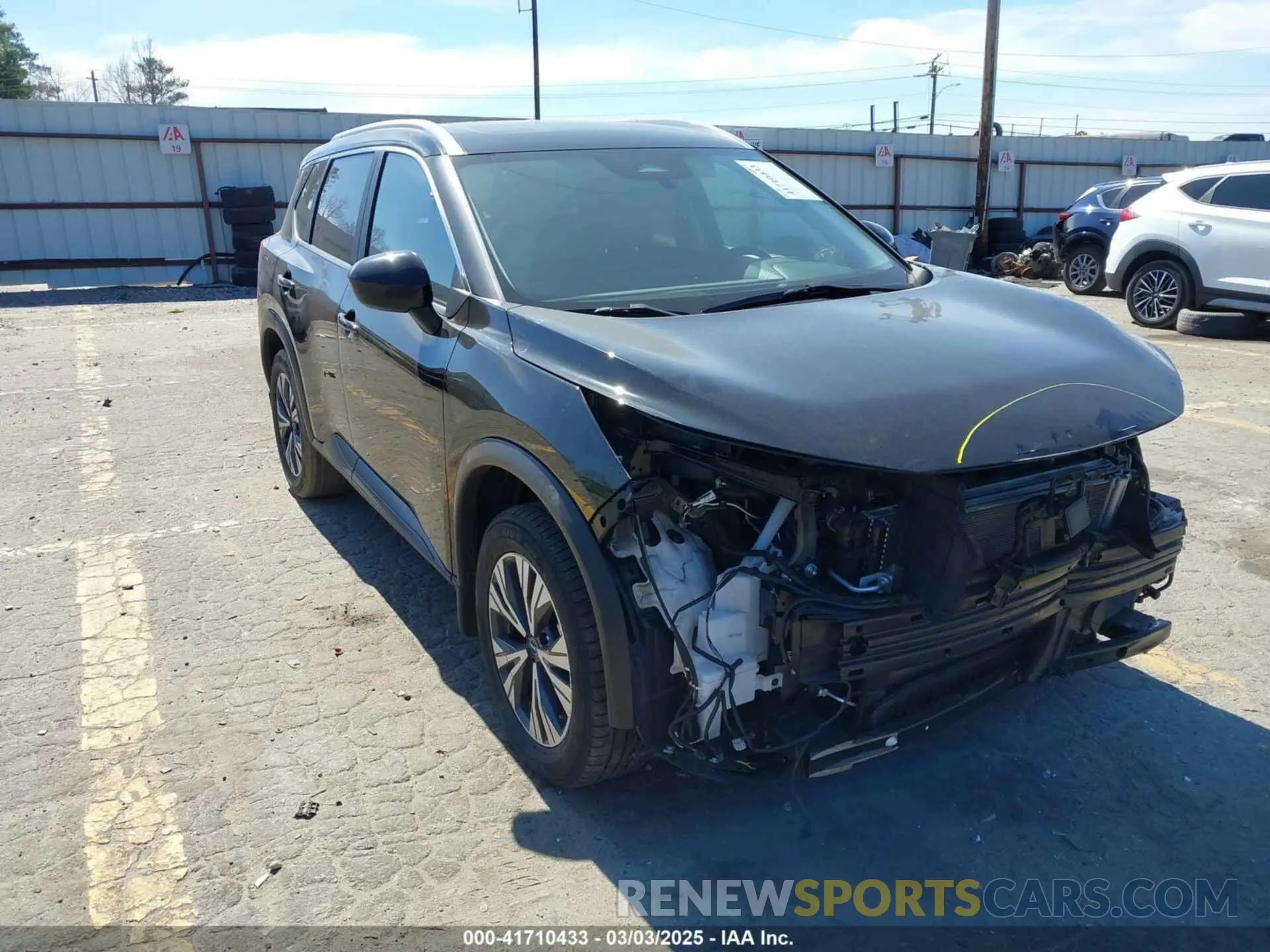 1 Photograph of a damaged car JN8BT3BA1PW436651 NISSAN ROGUE 2023