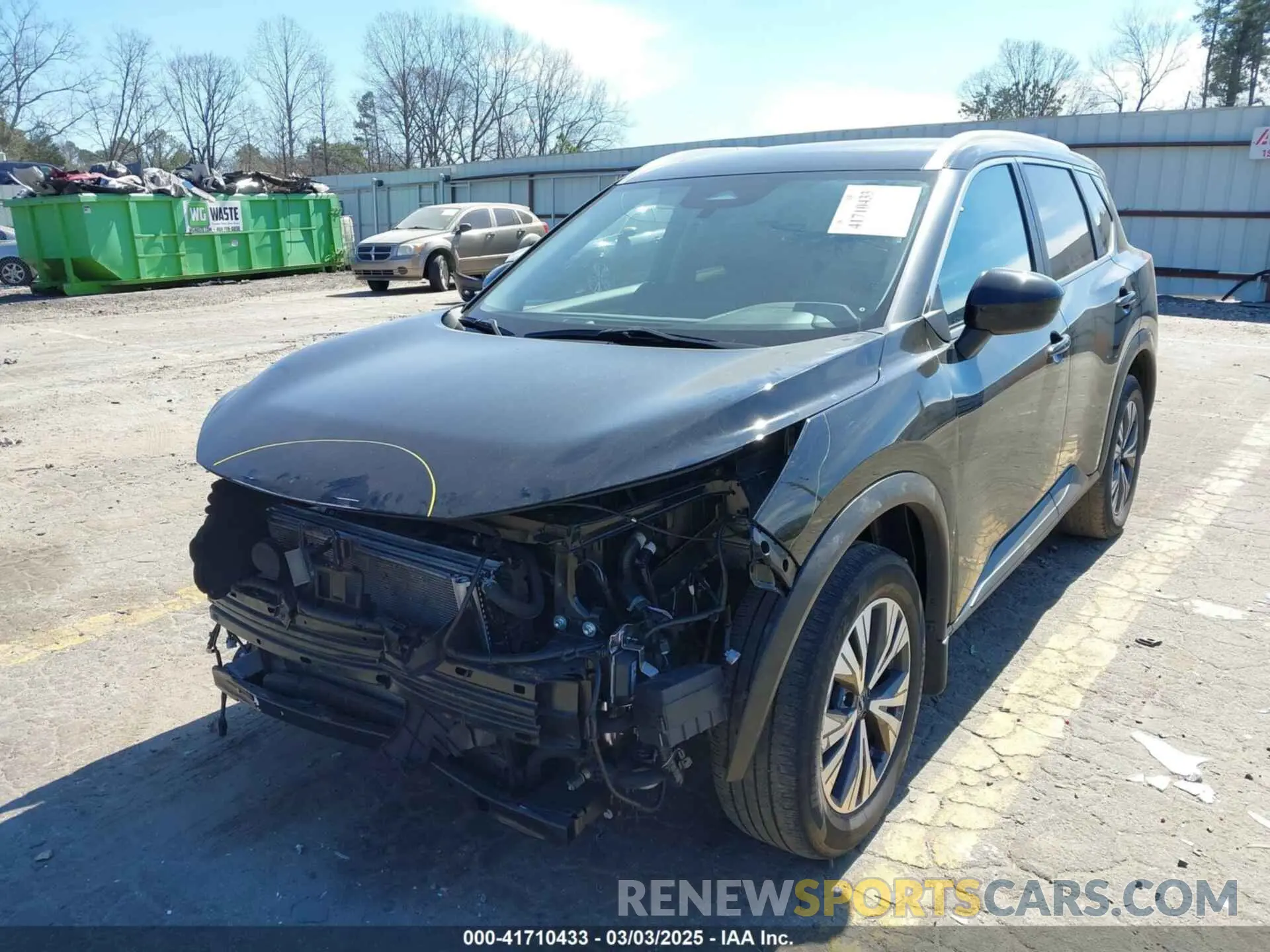 2 Photograph of a damaged car JN8BT3BA1PW436651 NISSAN ROGUE 2023