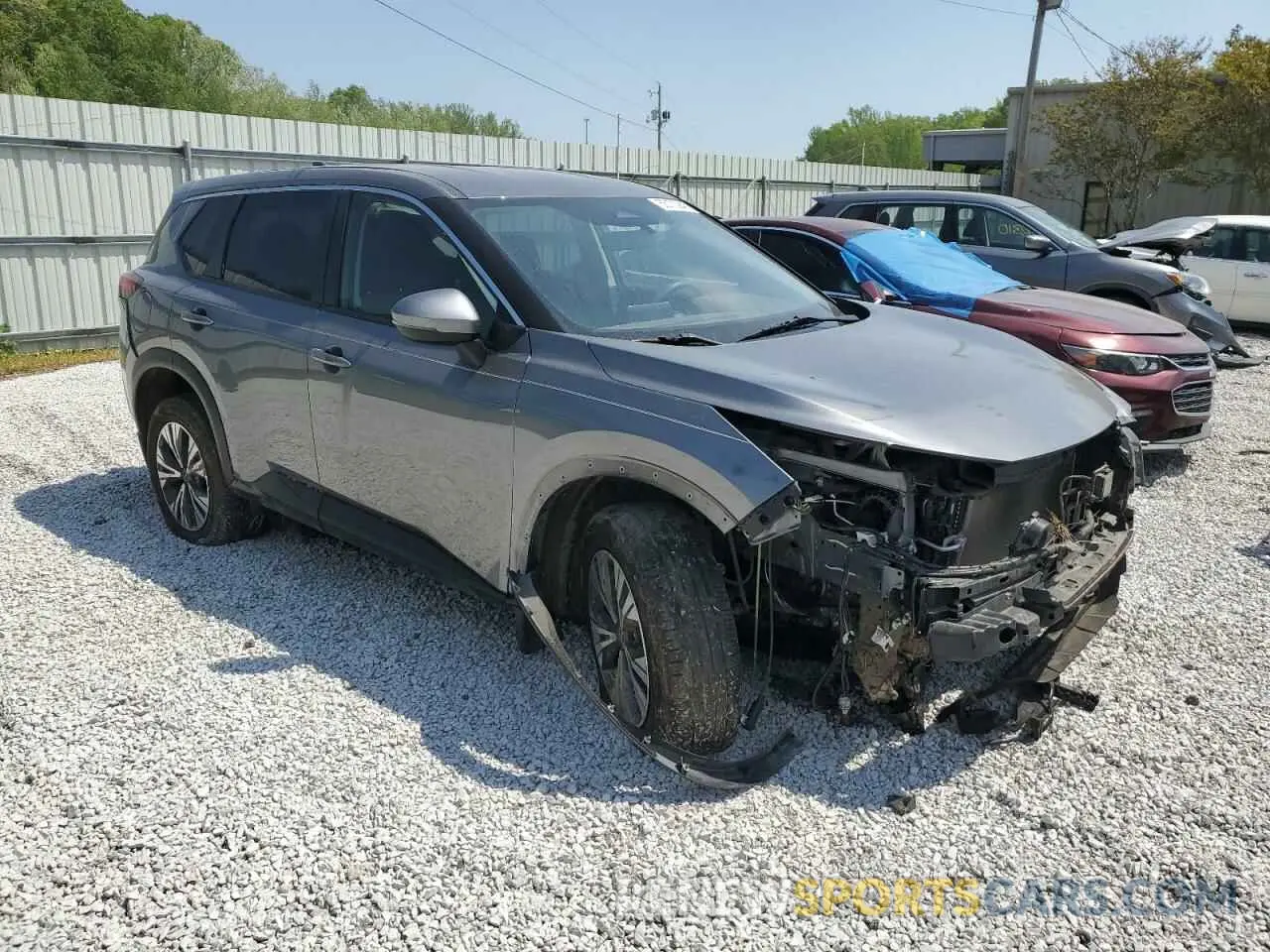 4 Photograph of a damaged car JN8BT3BA2PW409488 NISSAN ROGUE 2023