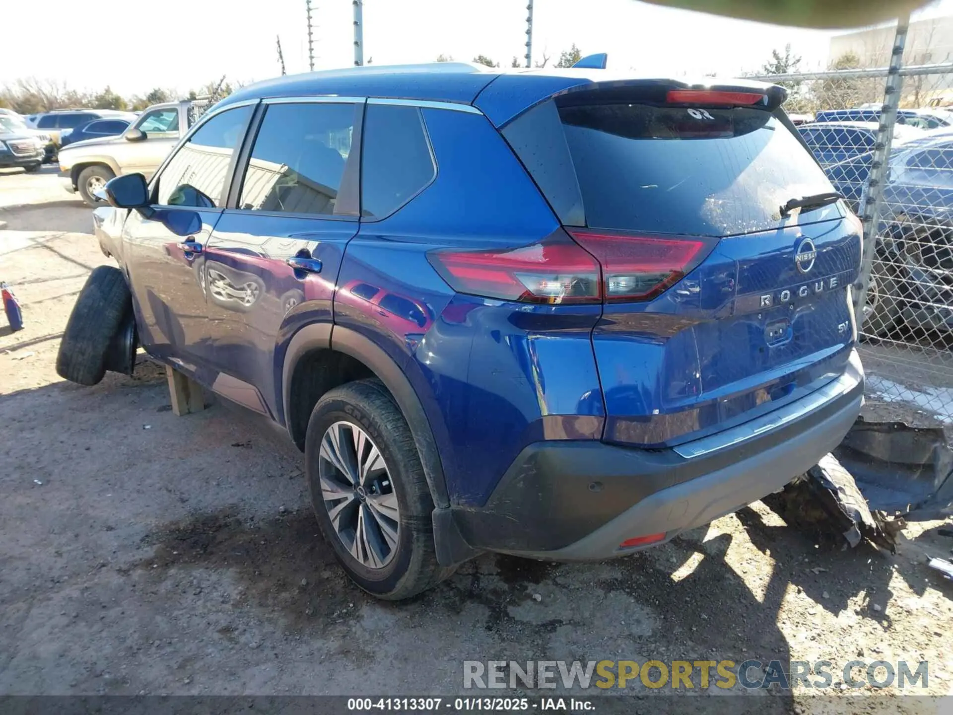3 Photograph of a damaged car JN8BT3BA2PW419549 NISSAN ROGUE 2023