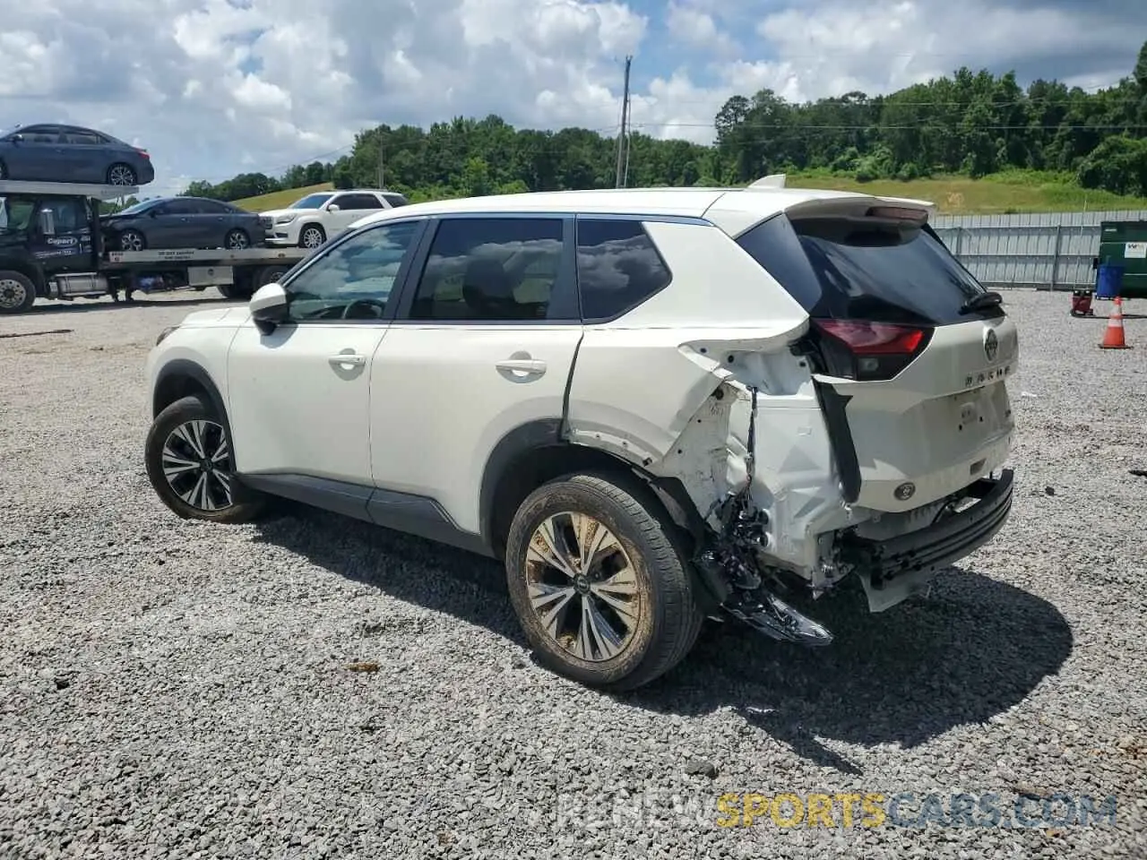 2 Photograph of a damaged car JN8BT3BA4PW417155 NISSAN ROGUE 2023