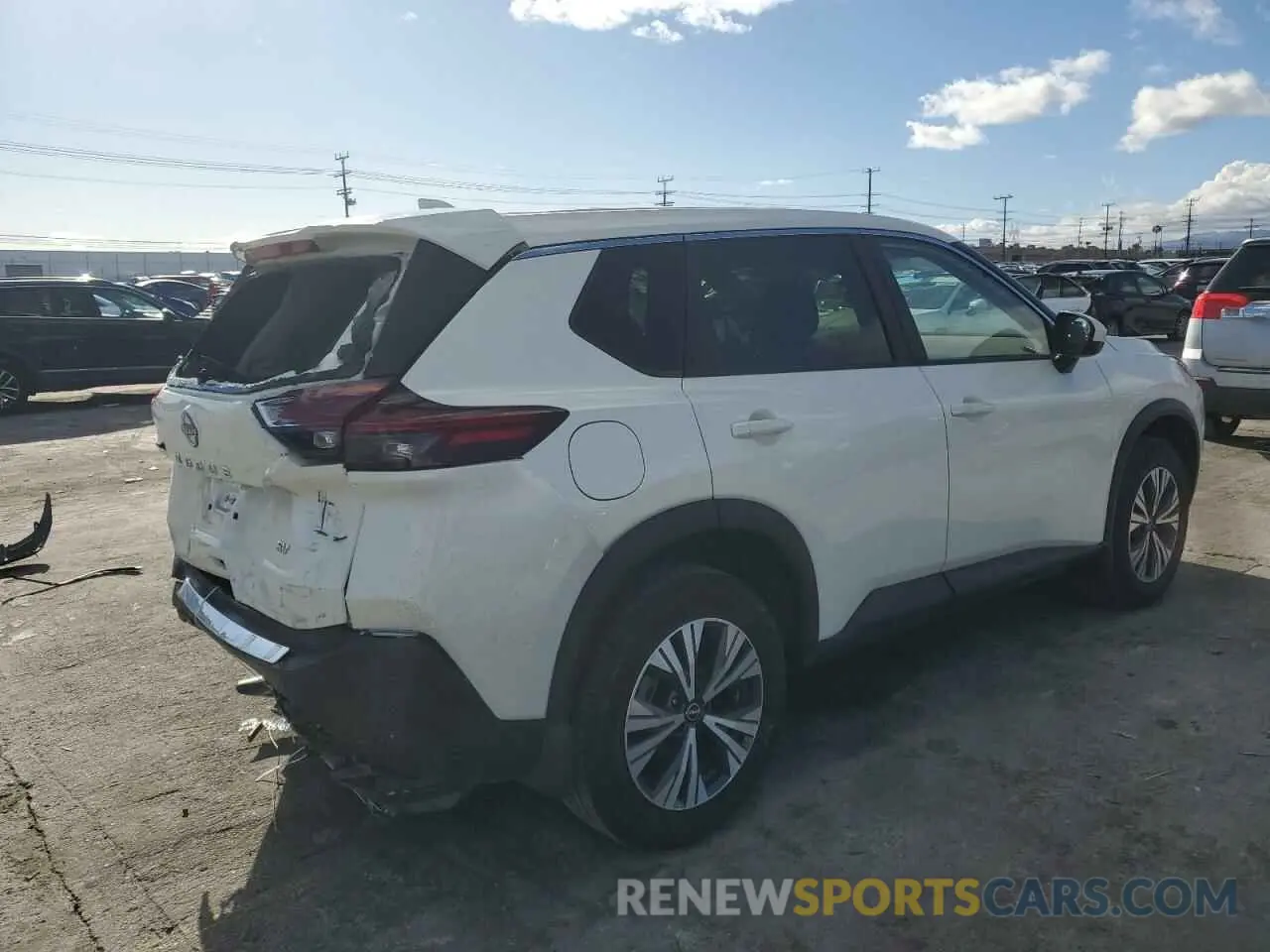 3 Photograph of a damaged car JN8BT3BA4PW424526 NISSAN ROGUE 2023