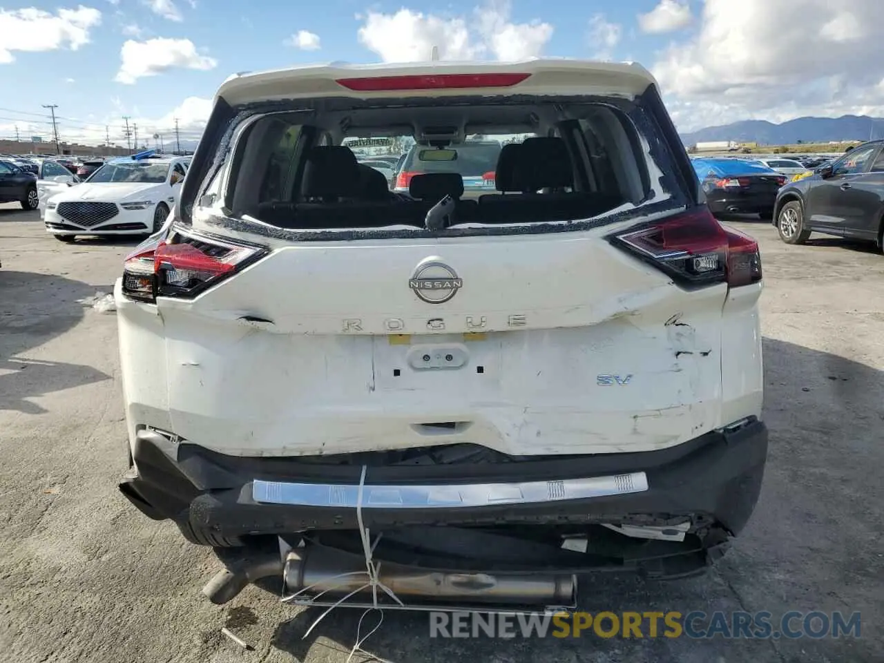 6 Photograph of a damaged car JN8BT3BA4PW424526 NISSAN ROGUE 2023