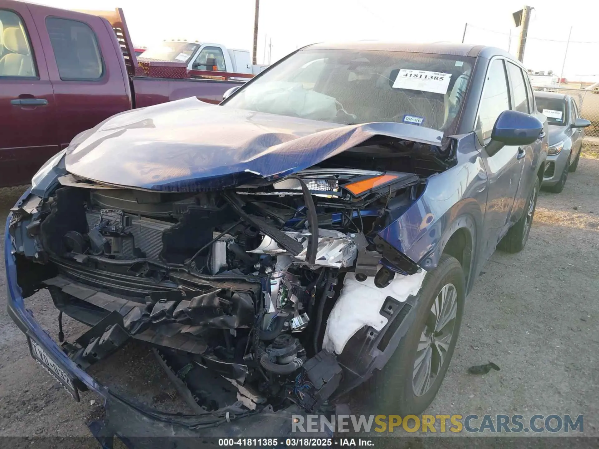 2 Photograph of a damaged car JN8BT3BA6PW436242 NISSAN ROGUE 2023
