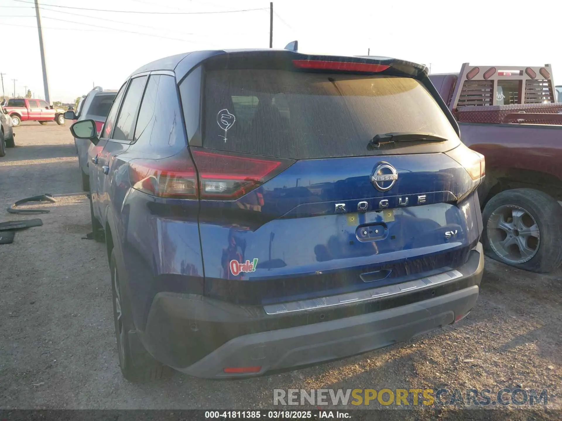 3 Photograph of a damaged car JN8BT3BA6PW436242 NISSAN ROGUE 2023