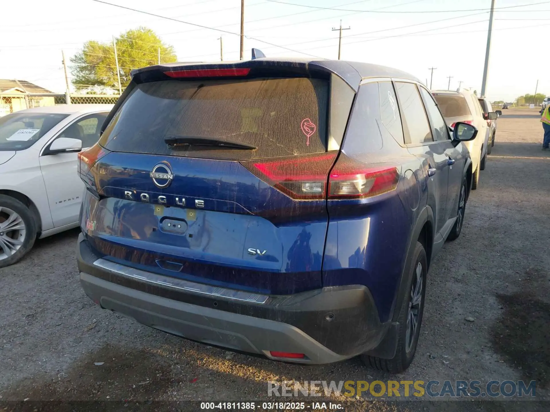 4 Photograph of a damaged car JN8BT3BA6PW436242 NISSAN ROGUE 2023