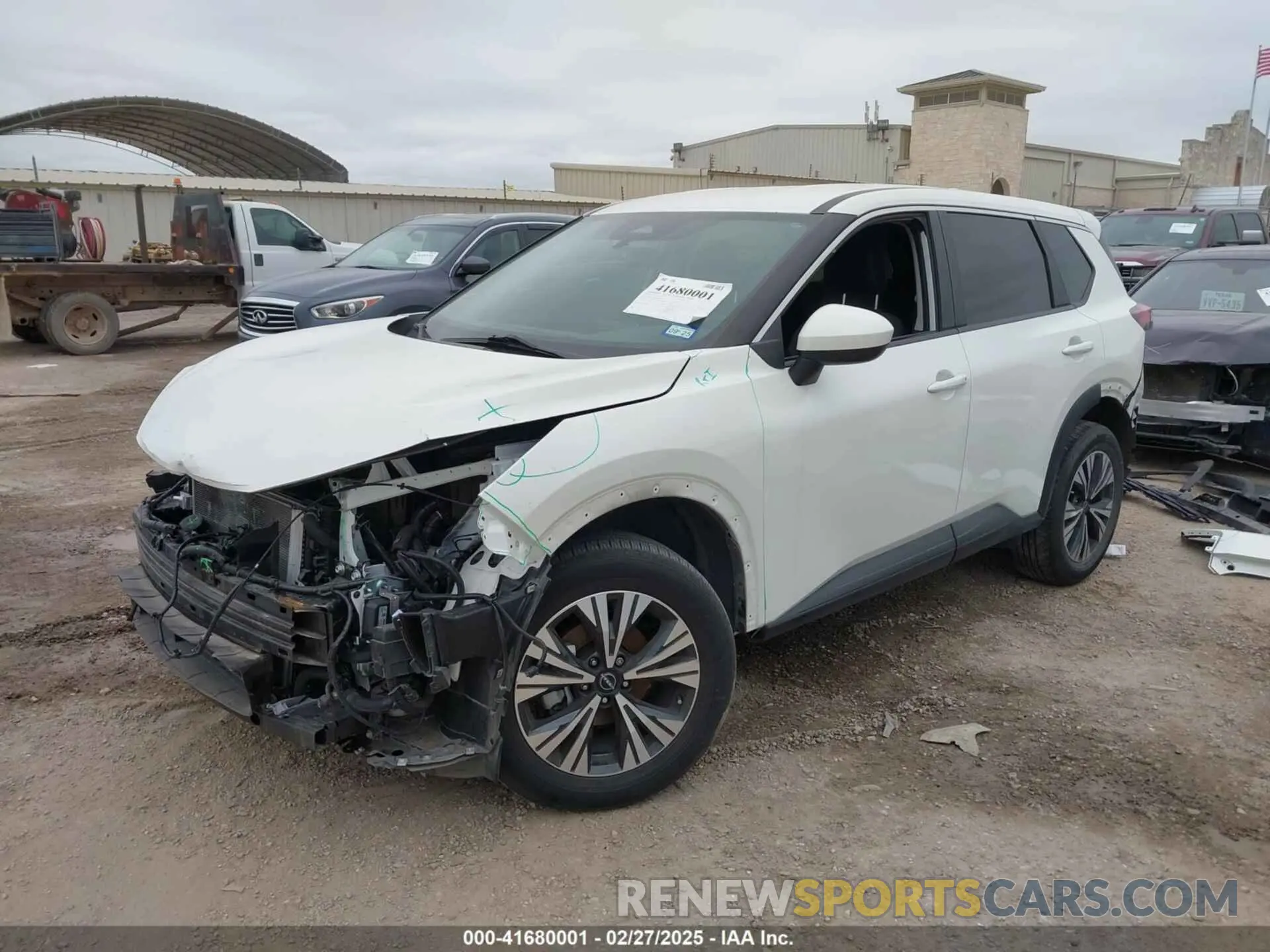 2 Photograph of a damaged car JN8BT3BA7PW008745 NISSAN ROGUE 2023