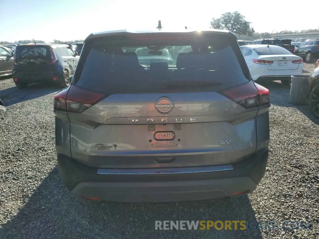 6 Photograph of a damaged car JN8BT3BA7PW413522 NISSAN ROGUE 2023