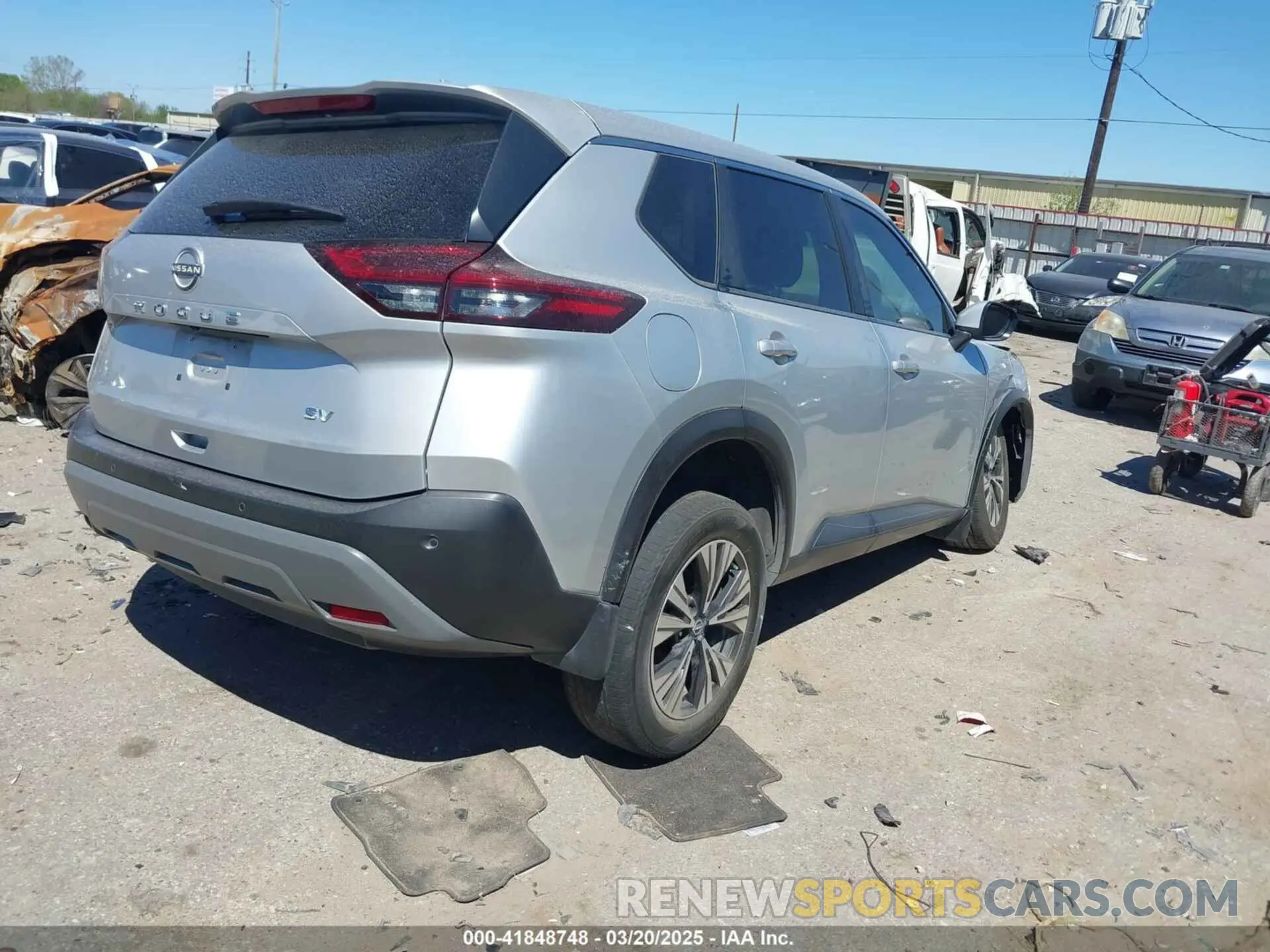 4 Photograph of a damaged car JN8BT3BA7PW415755 NISSAN ROGUE 2023
