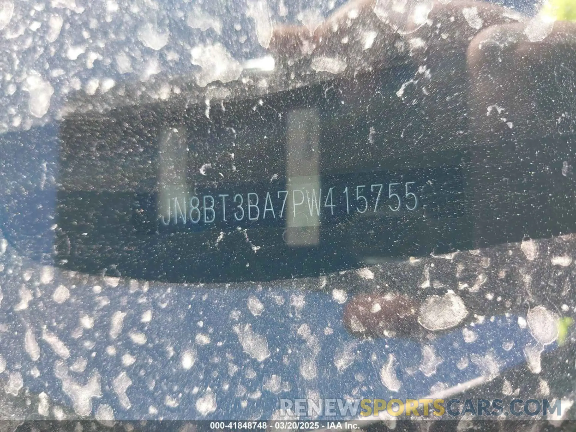 9 Photograph of a damaged car JN8BT3BA7PW415755 NISSAN ROGUE 2023