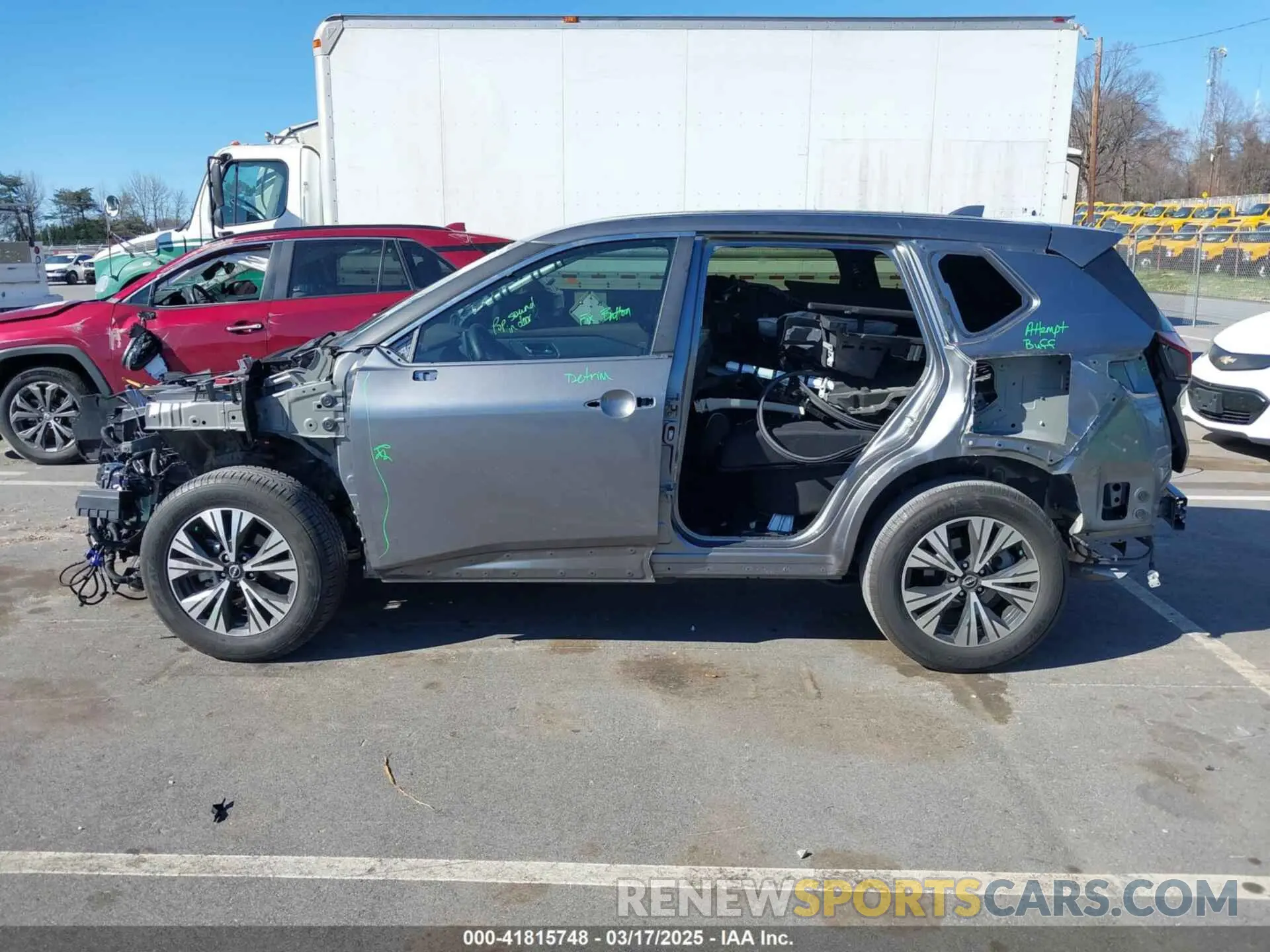 15 Photograph of a damaged car JN8BT3BA7PW435732 NISSAN ROGUE 2023