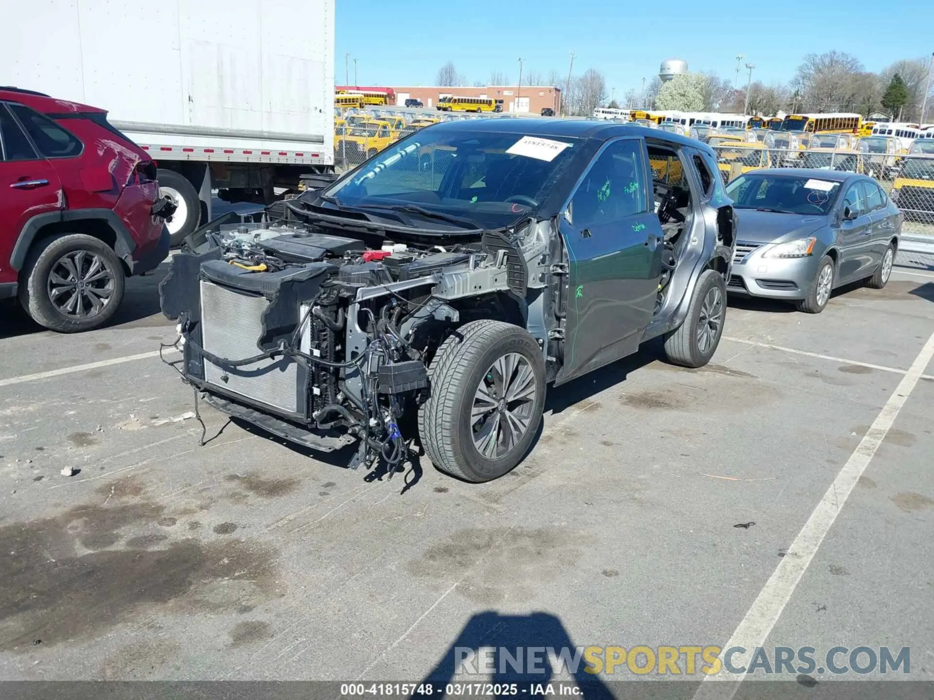 2 Photograph of a damaged car JN8BT3BA7PW435732 NISSAN ROGUE 2023