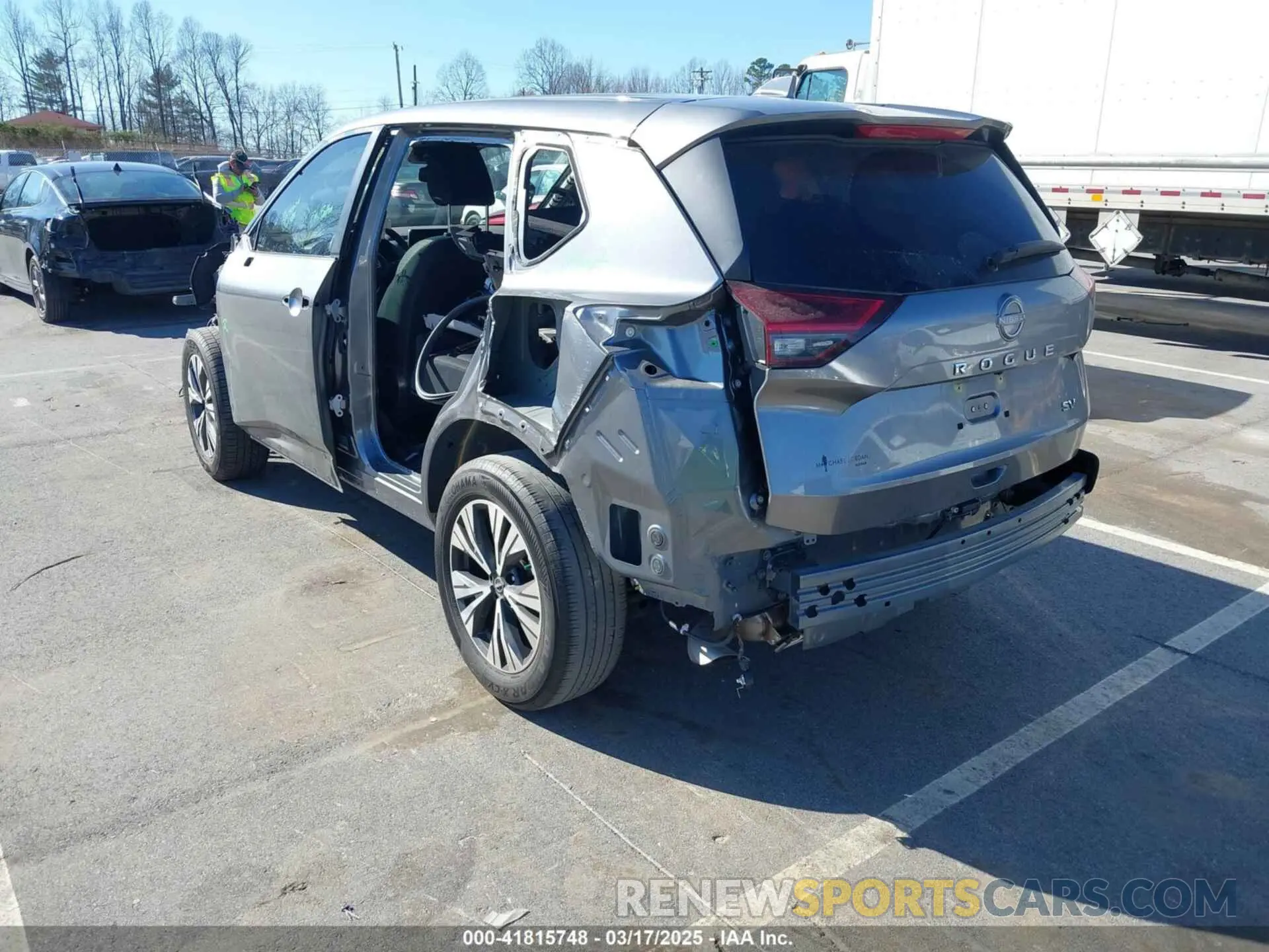 3 Photograph of a damaged car JN8BT3BA7PW435732 NISSAN ROGUE 2023