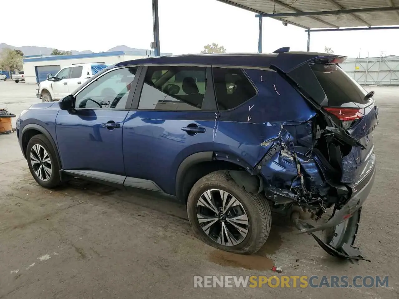 2 Photograph of a damaged car JN8BT3BA7PW435763 NISSAN ROGUE 2023
