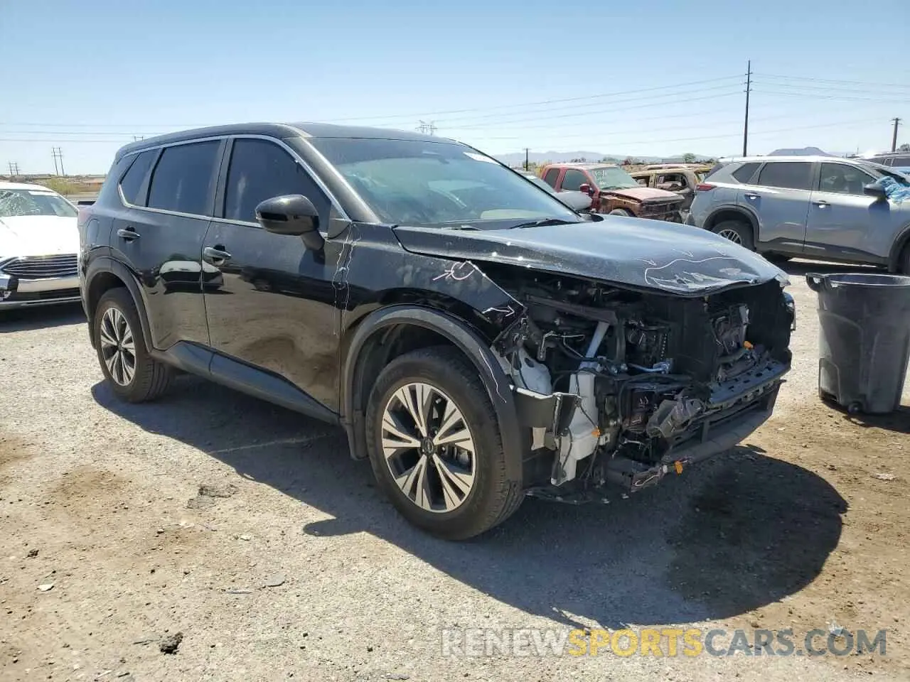 4 Photograph of a damaged car JN8BT3BA9PW405812 NISSAN ROGUE 2023