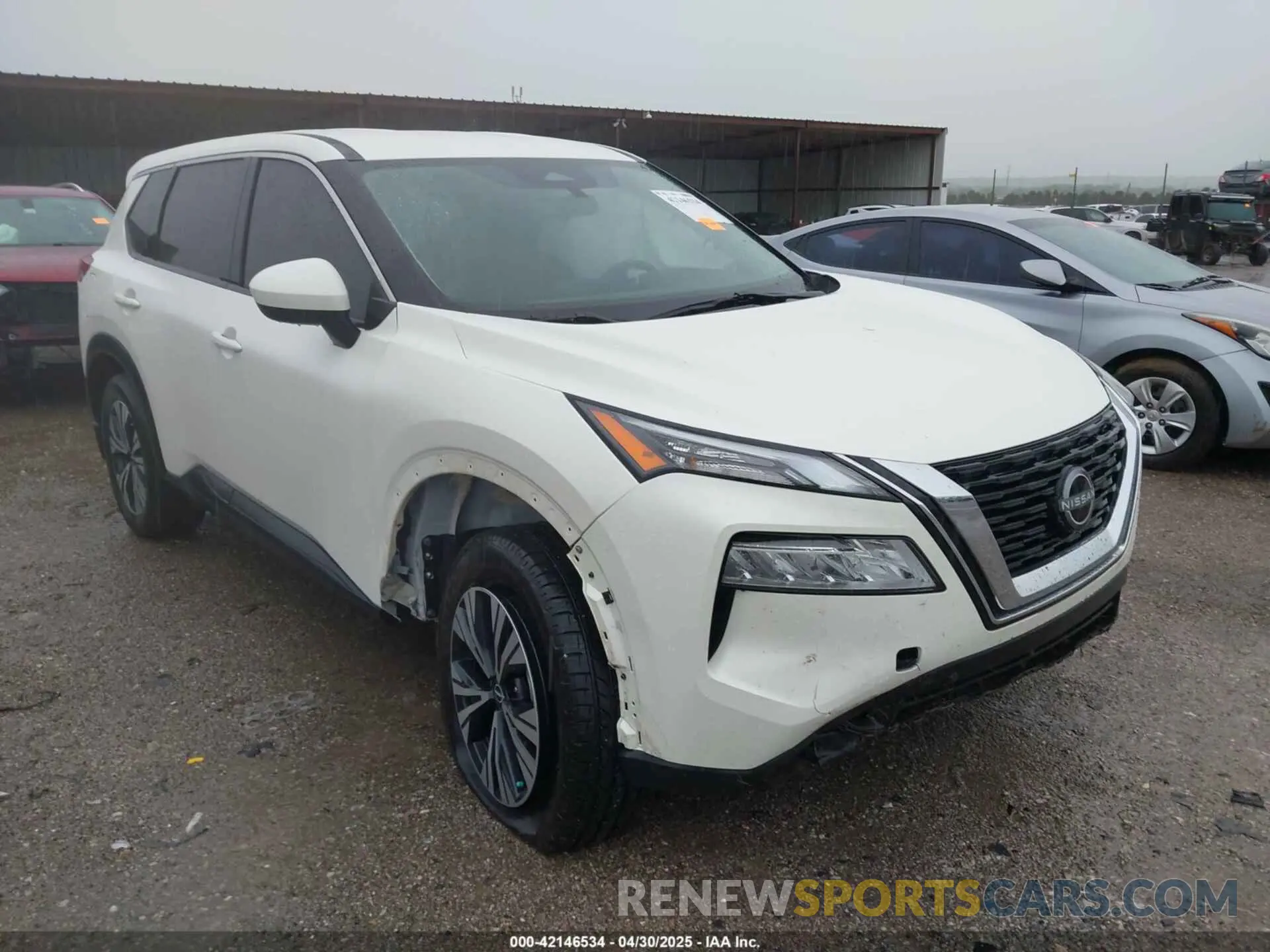 1 Photograph of a damaged car JN8BT3BA9PW436400 NISSAN ROGUE 2023