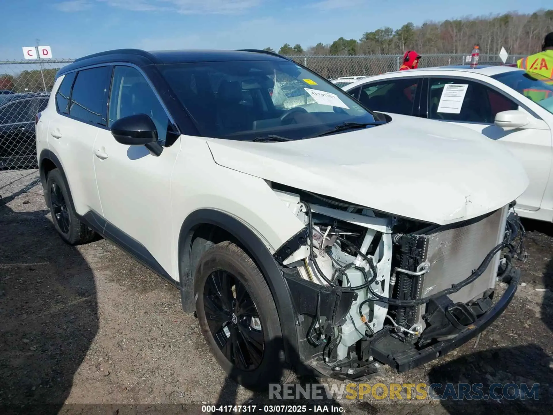 1 Photograph of a damaged car JN8BT3BAXPW002213 NISSAN ROGUE 2023