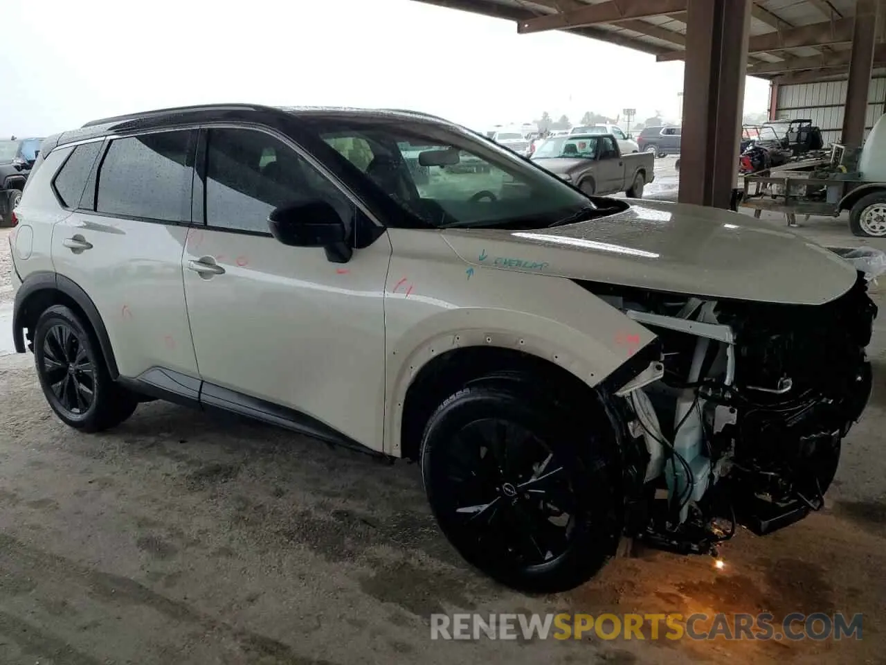 4 Photograph of a damaged car JN8BT3BAXPW010117 NISSAN ROGUE 2023