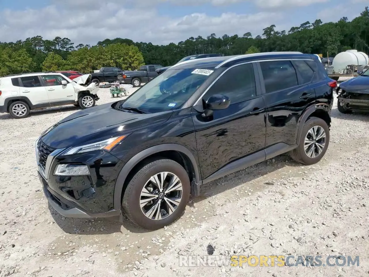 1 Photograph of a damaged car JN8BT3BAXPW426250 NISSAN ROGUE 2023