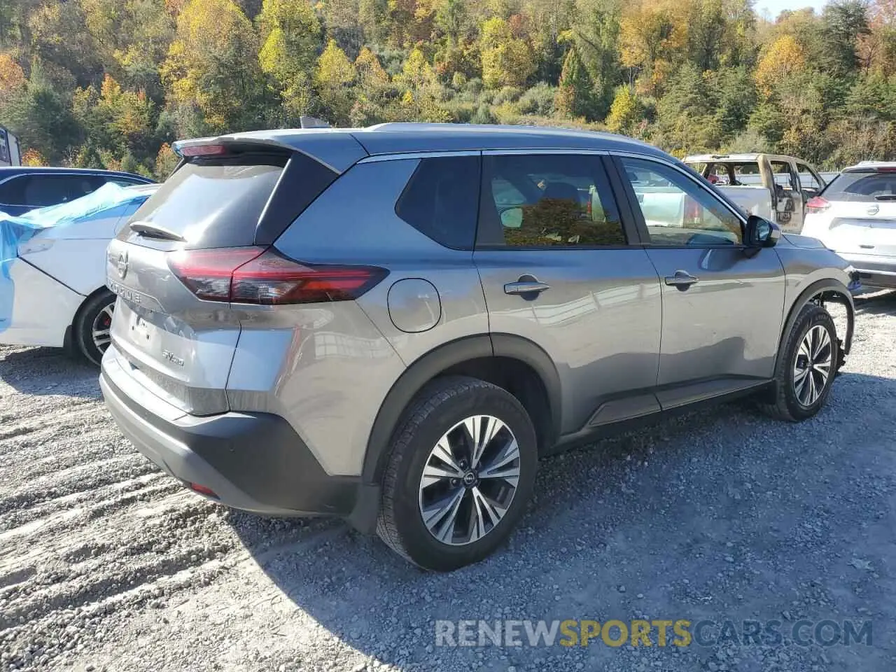 3 Photograph of a damaged car JN8BT3BB0PW492296 NISSAN ROGUE 2023