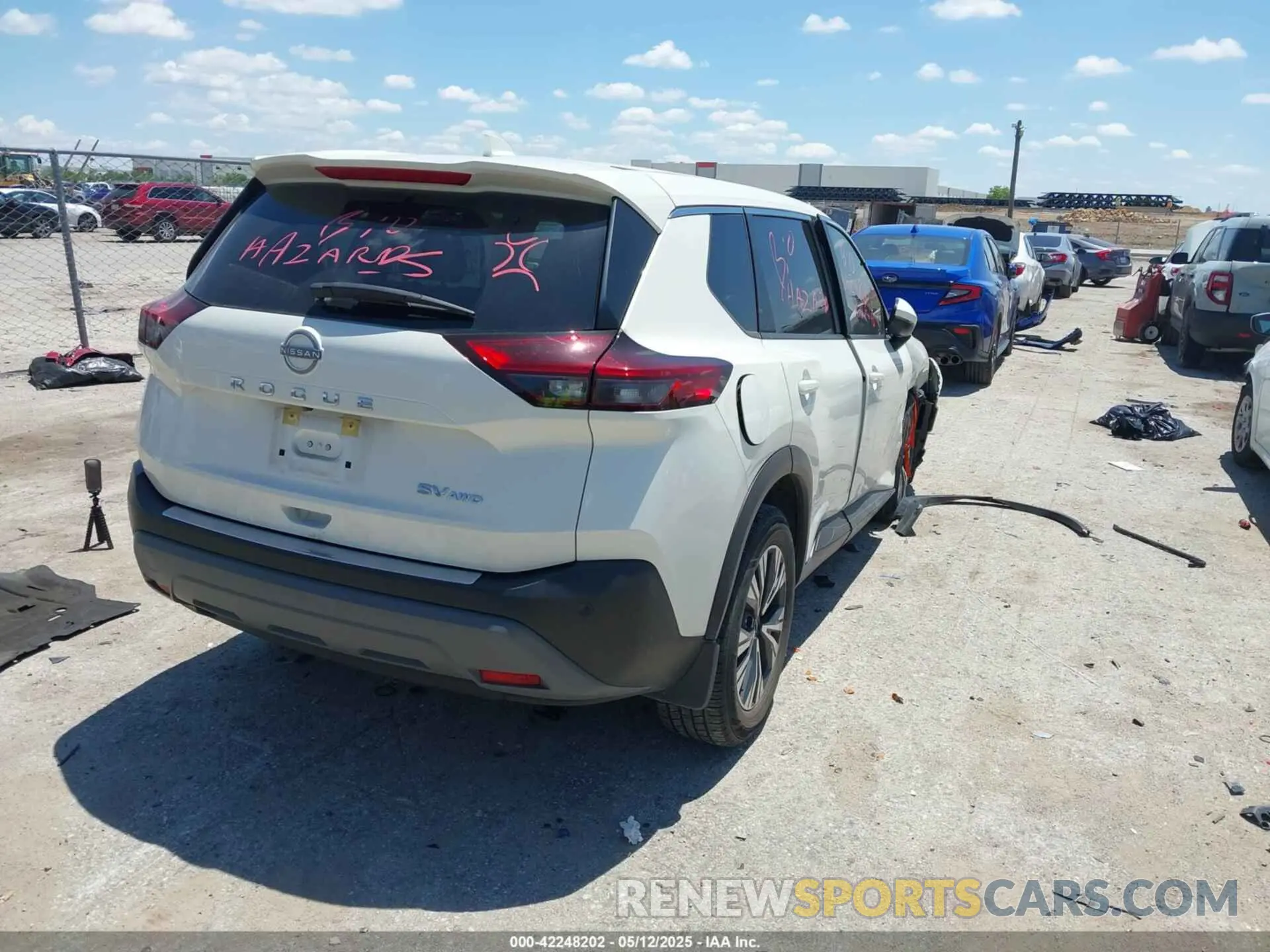 4 Photograph of a damaged car JN8BT3BB1PW186689 NISSAN ROGUE 2023