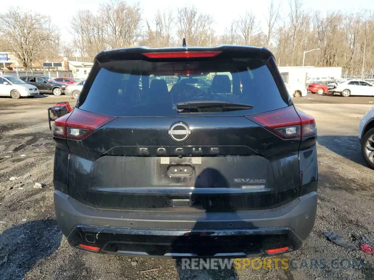 6 Photograph of a damaged car JN8BT3BB1PW195571 NISSAN ROGUE 2023
