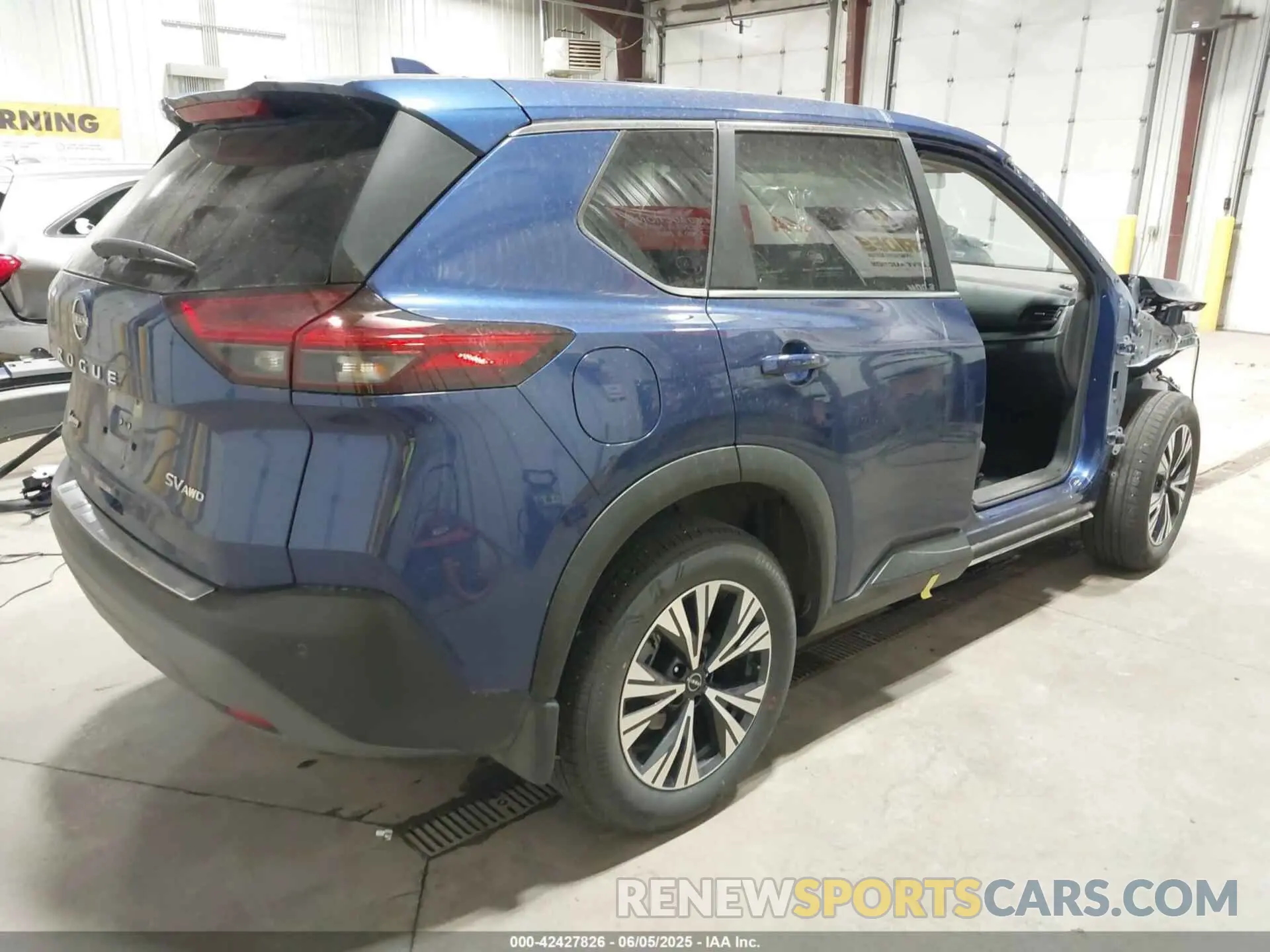 4 Photograph of a damaged car JN8BT3BB1PW221554 NISSAN ROGUE 2023