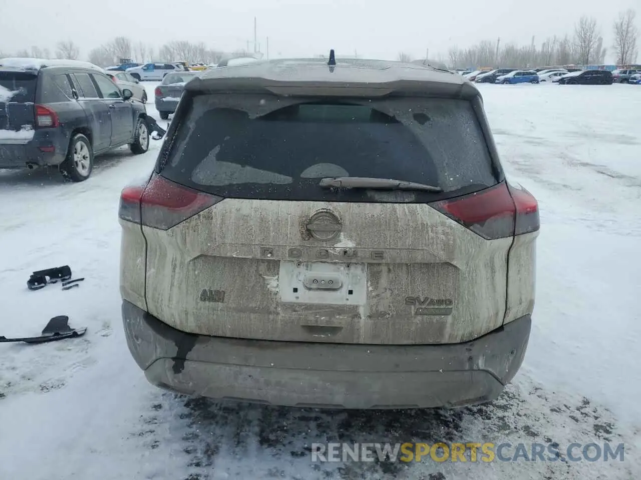 6 Photograph of a damaged car JN8BT3BB2PW198639 NISSAN ROGUE 2023