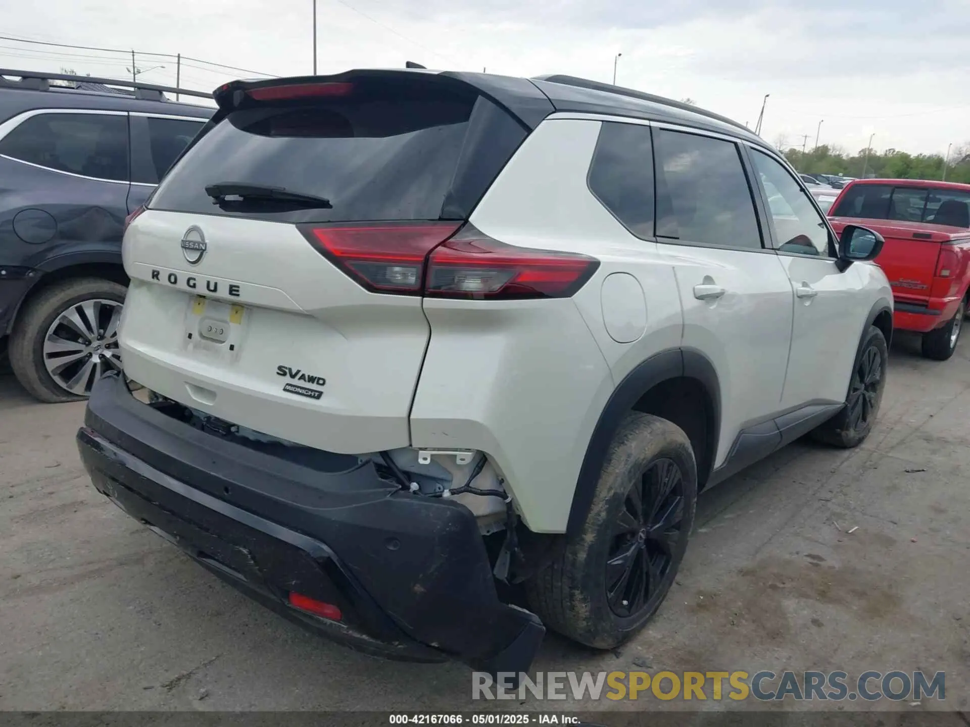4 Photograph of a damaged car JN8BT3BB2PW203581 NISSAN ROGUE 2023