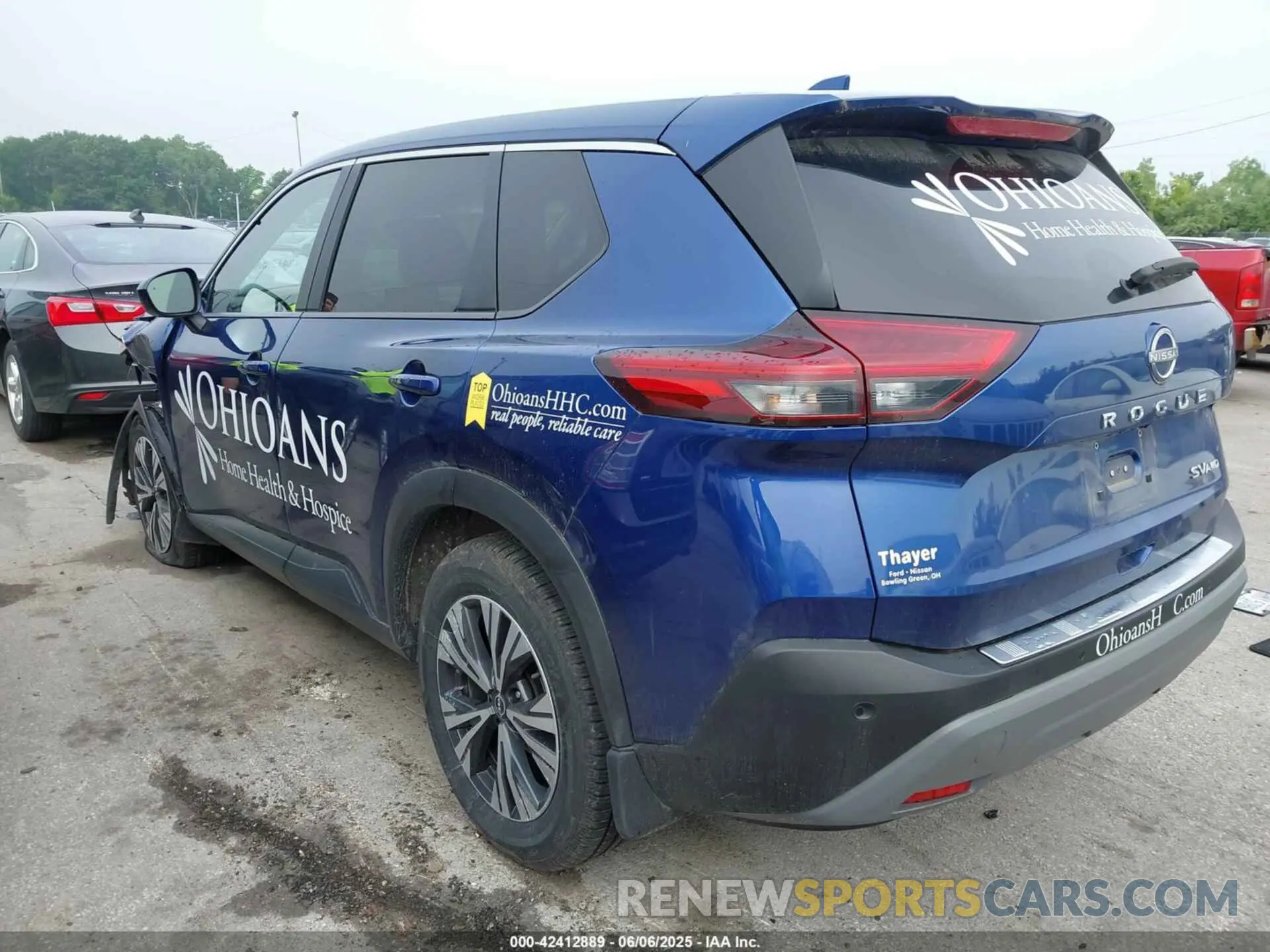 3 Photograph of a damaged car JN8BT3BB2PW354291 NISSAN ROGUE 2023