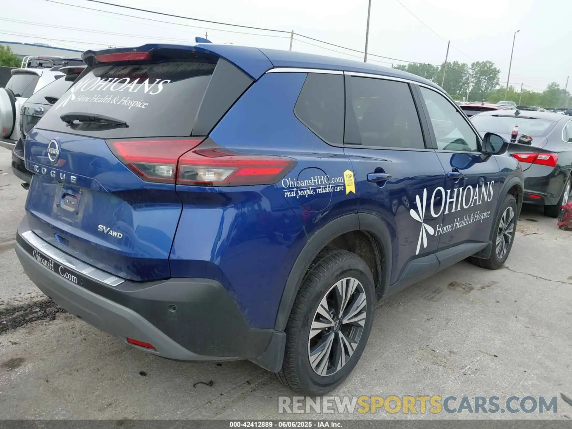 4 Photograph of a damaged car JN8BT3BB2PW354291 NISSAN ROGUE 2023