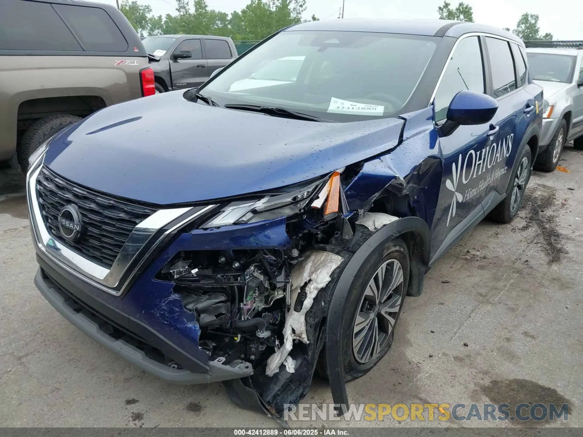 6 Photograph of a damaged car JN8BT3BB2PW354291 NISSAN ROGUE 2023