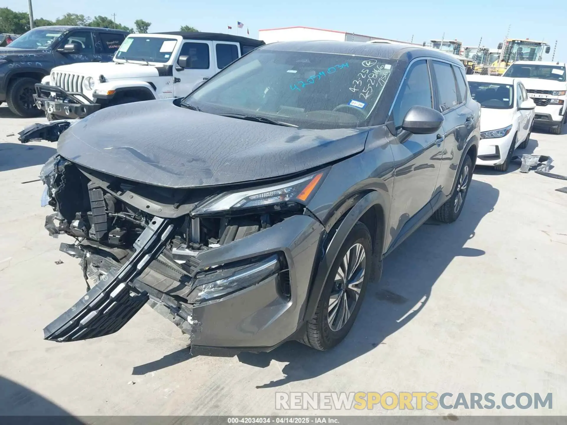 2 Photograph of a damaged car JN8BT3BB2PW357756 NISSAN ROGUE 2023