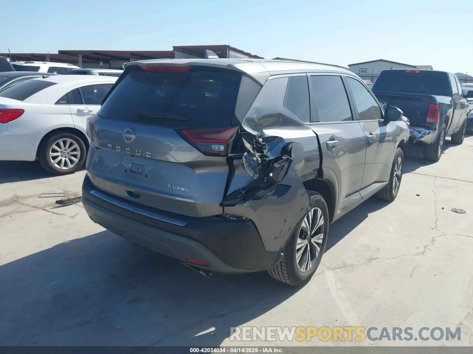 4 Photograph of a damaged car JN8BT3BB2PW357756 NISSAN ROGUE 2023