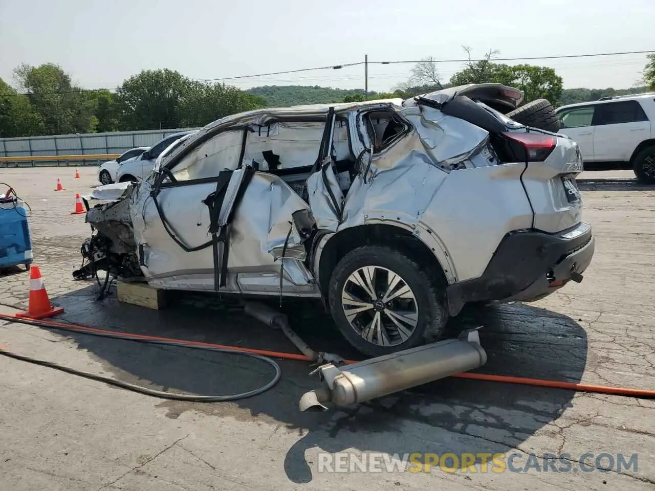 2 Photograph of a damaged car JN8BT3BB3PW462354 NISSAN ROGUE 2023