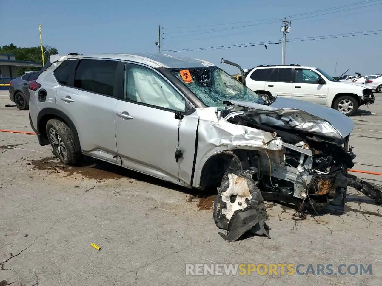 4 Photograph of a damaged car JN8BT3BB3PW462354 NISSAN ROGUE 2023
