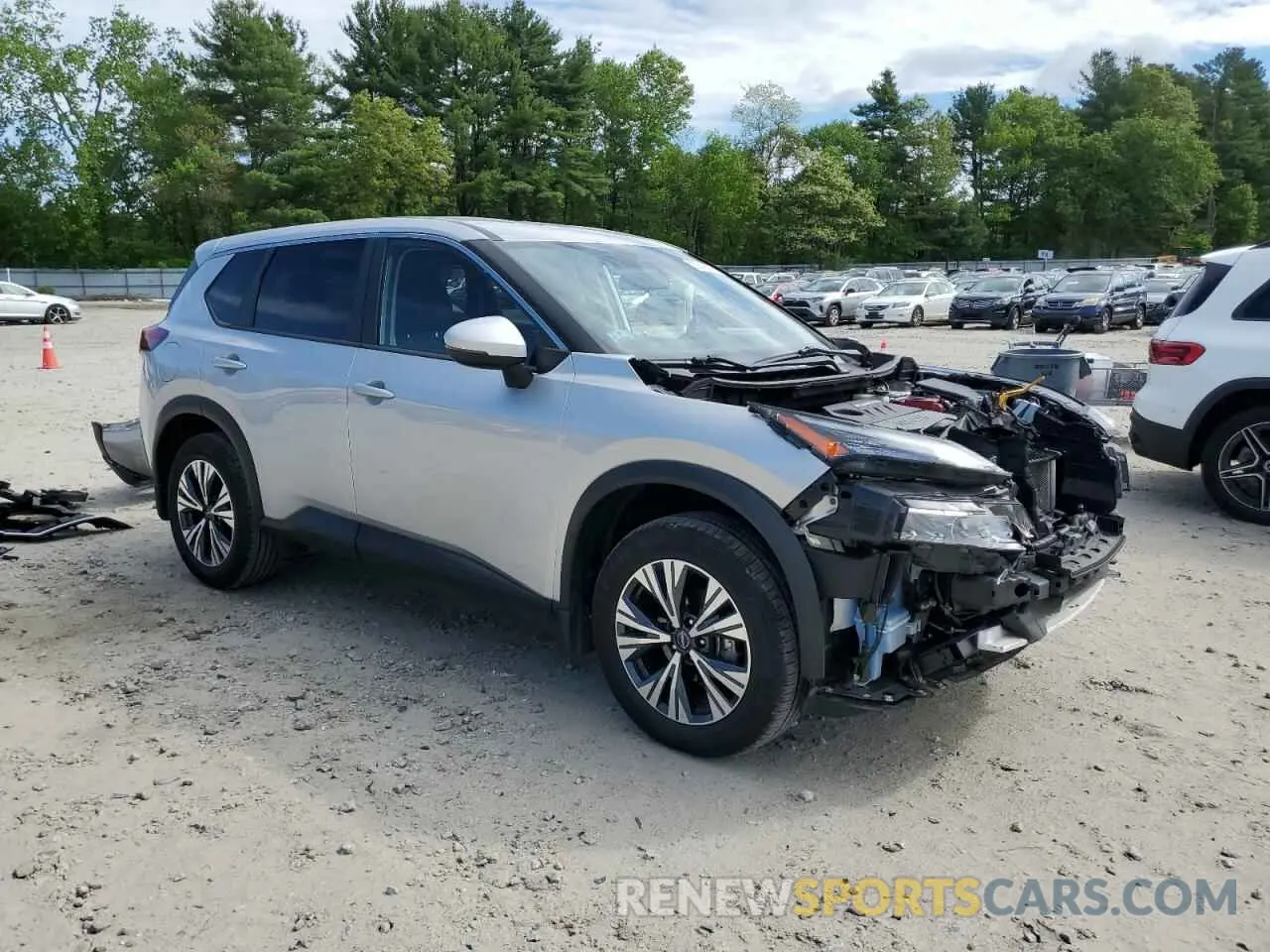 4 Photograph of a damaged car JN8BT3BB3PW466615 NISSAN ROGUE 2023