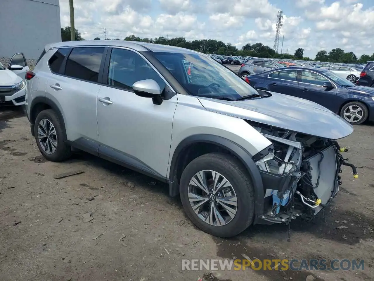 4 Photograph of a damaged car JN8BT3BB3PW466758 NISSAN ROGUE 2023