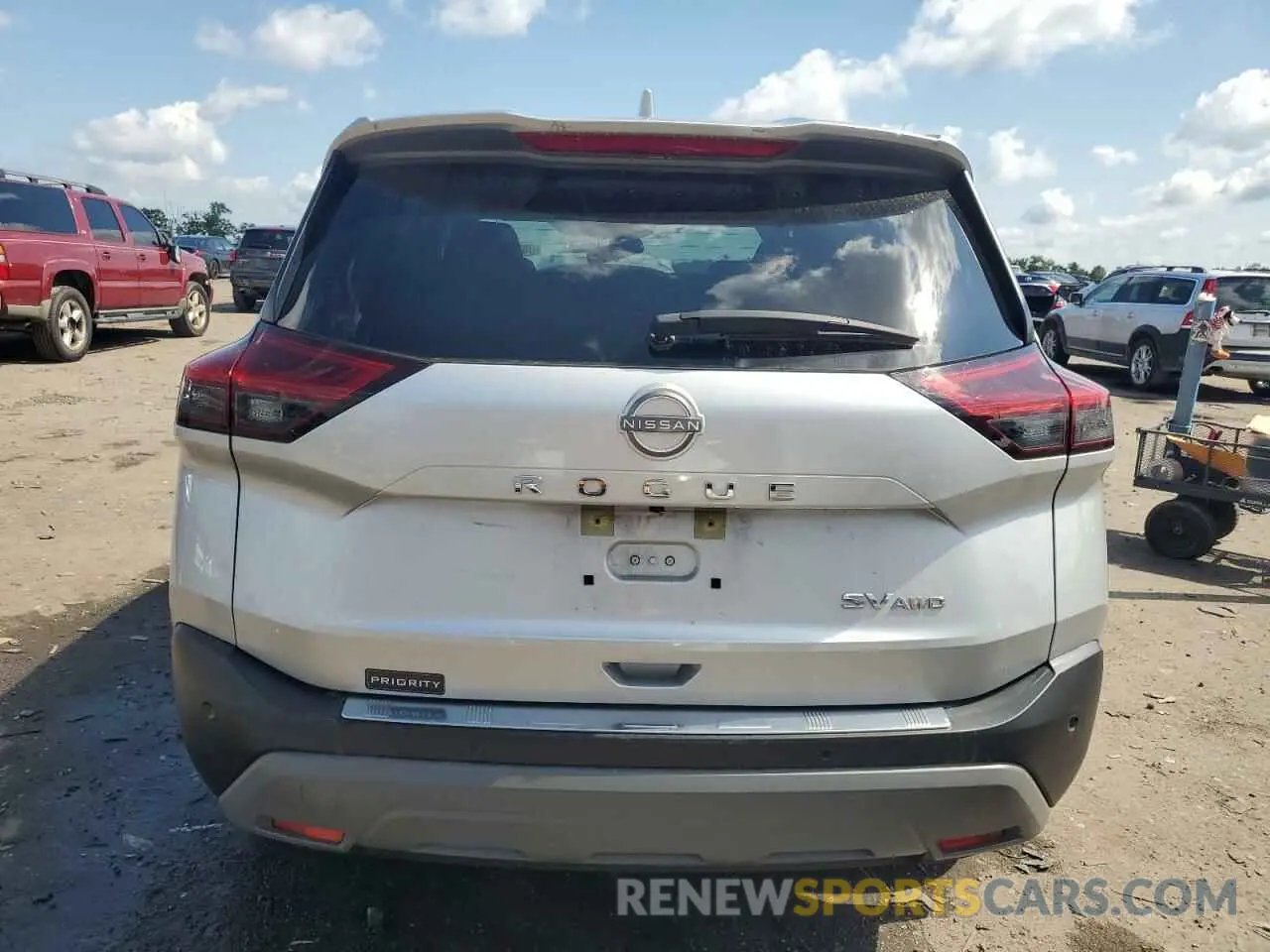 6 Photograph of a damaged car JN8BT3BB3PW466758 NISSAN ROGUE 2023