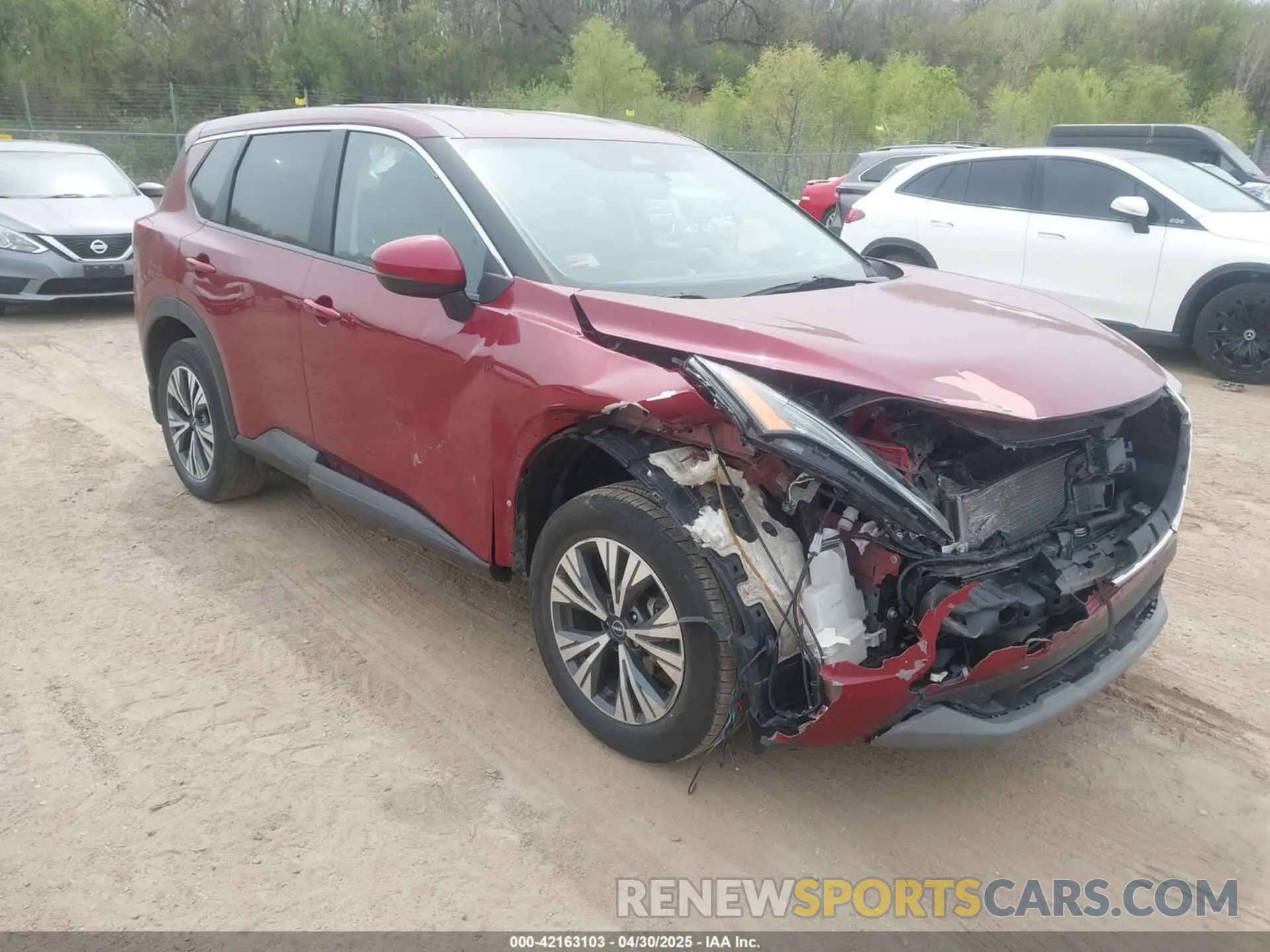 1 Photograph of a damaged car JN8BT3BB4PW182202 NISSAN ROGUE 2023