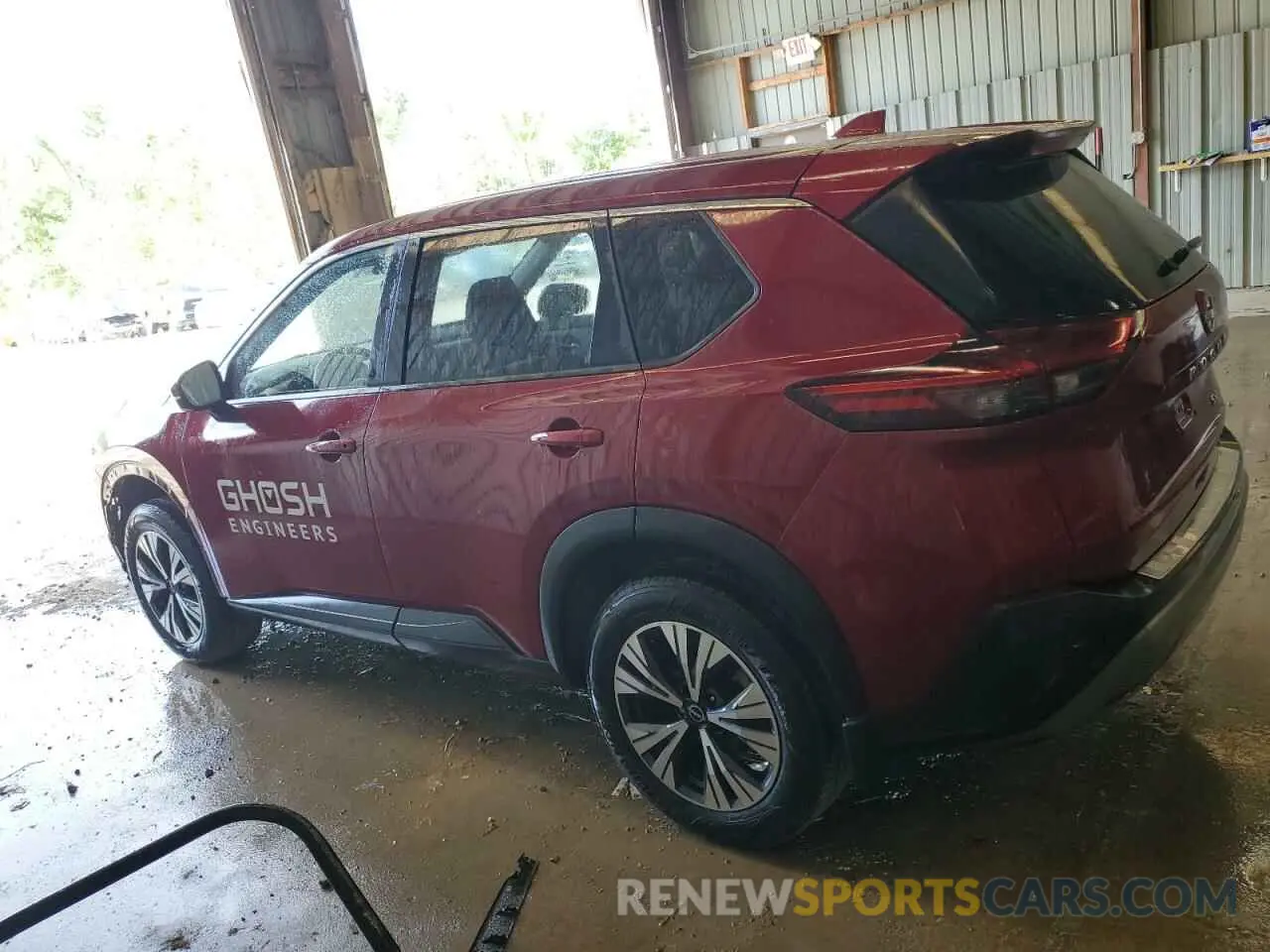 2 Photograph of a damaged car JN8BT3BB4PW188341 NISSAN ROGUE 2023
