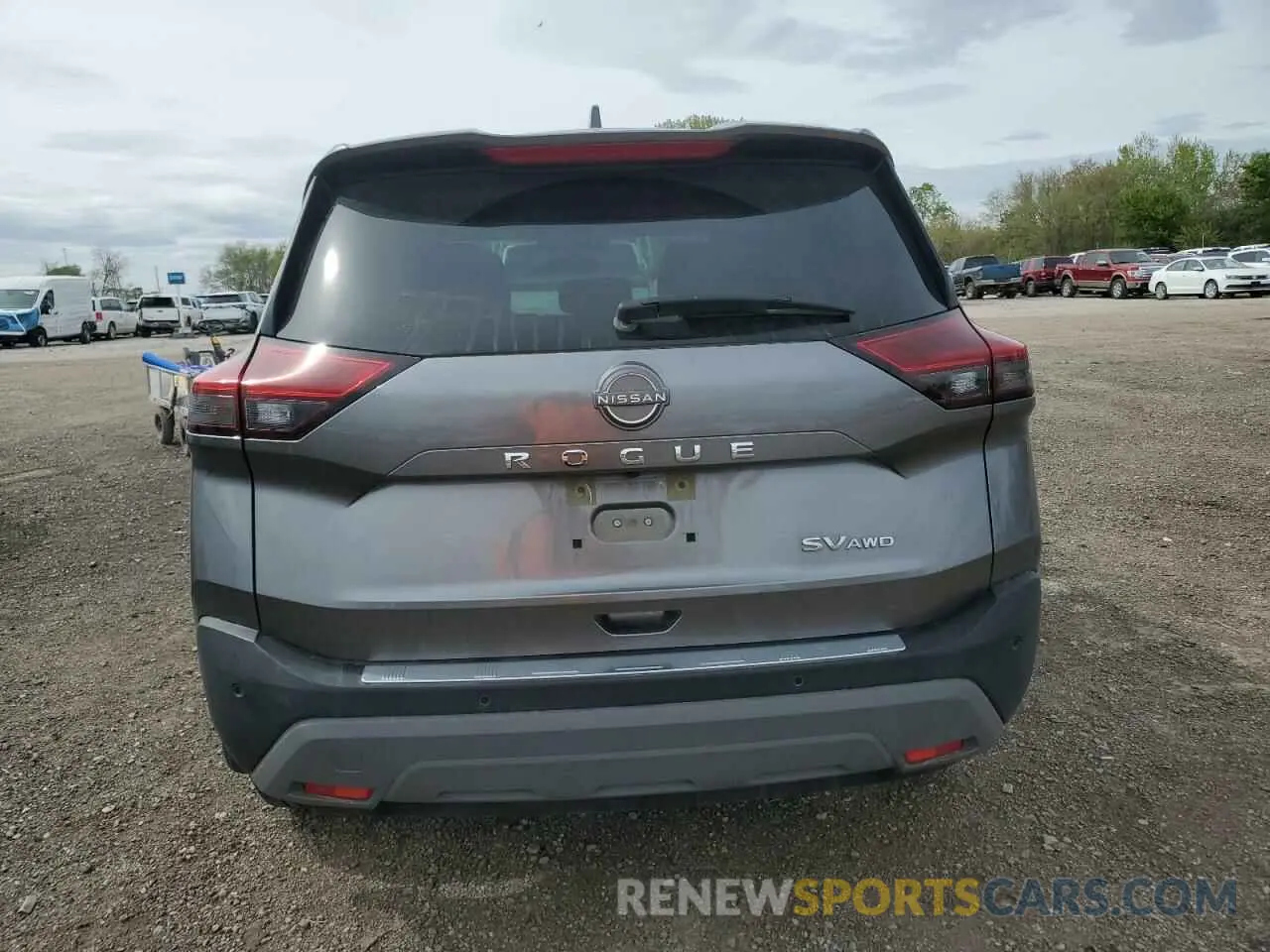 6 Photograph of a damaged car JN8BT3BB4PW192728 NISSAN ROGUE 2023