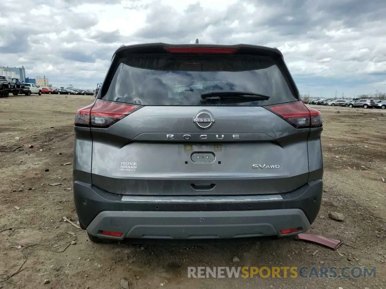 6 Photograph of a damaged car JN8BT3BB4PW357807 NISSAN ROGUE 2023