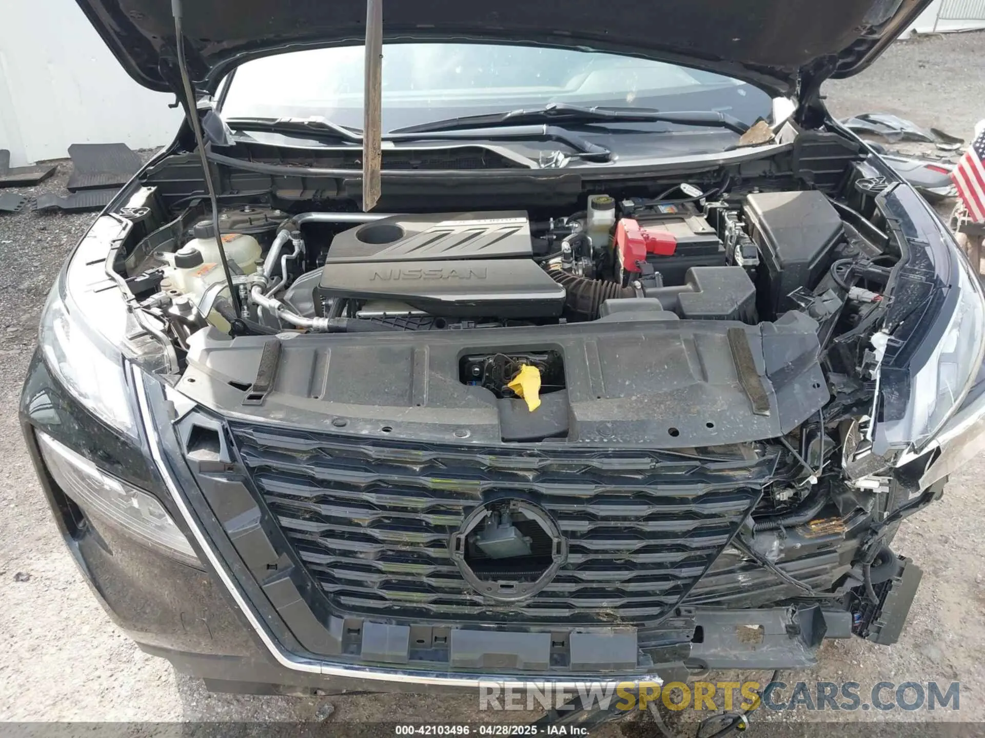 10 Photograph of a damaged car JN8BT3BB4PW472326 NISSAN ROGUE 2023
