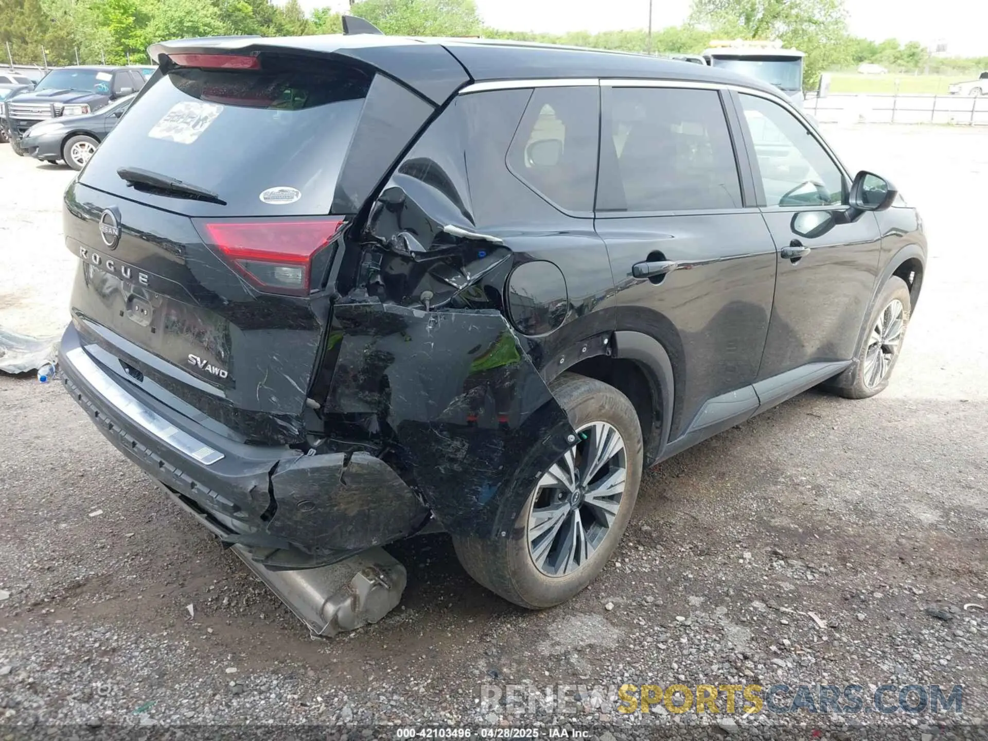 4 Photograph of a damaged car JN8BT3BB4PW472326 NISSAN ROGUE 2023