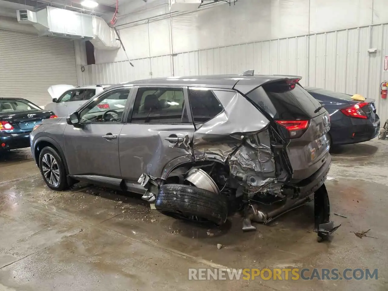 2 Photograph of a damaged car JN8BT3BB4PW474870 NISSAN ROGUE 2023