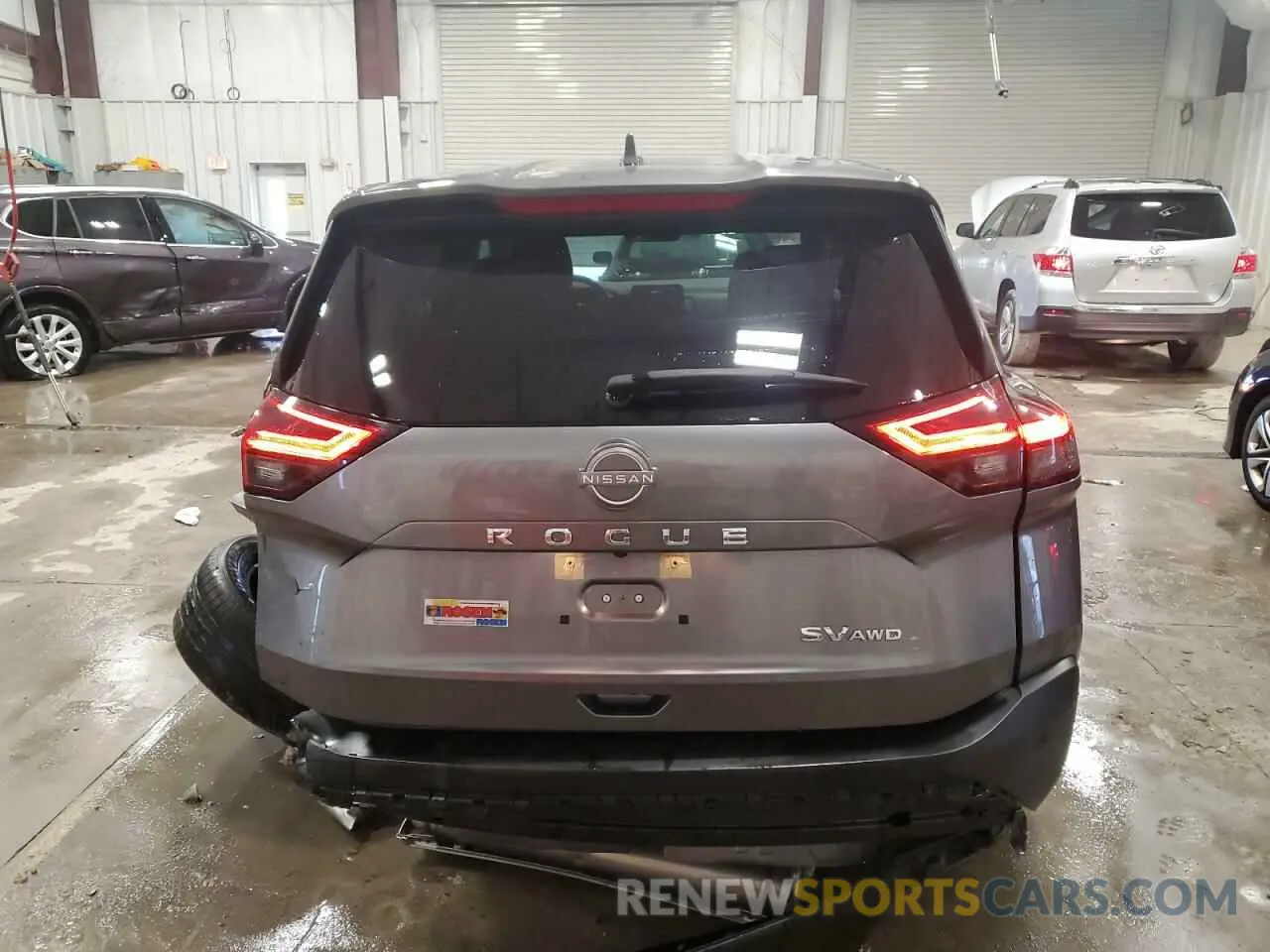 6 Photograph of a damaged car JN8BT3BB4PW474870 NISSAN ROGUE 2023